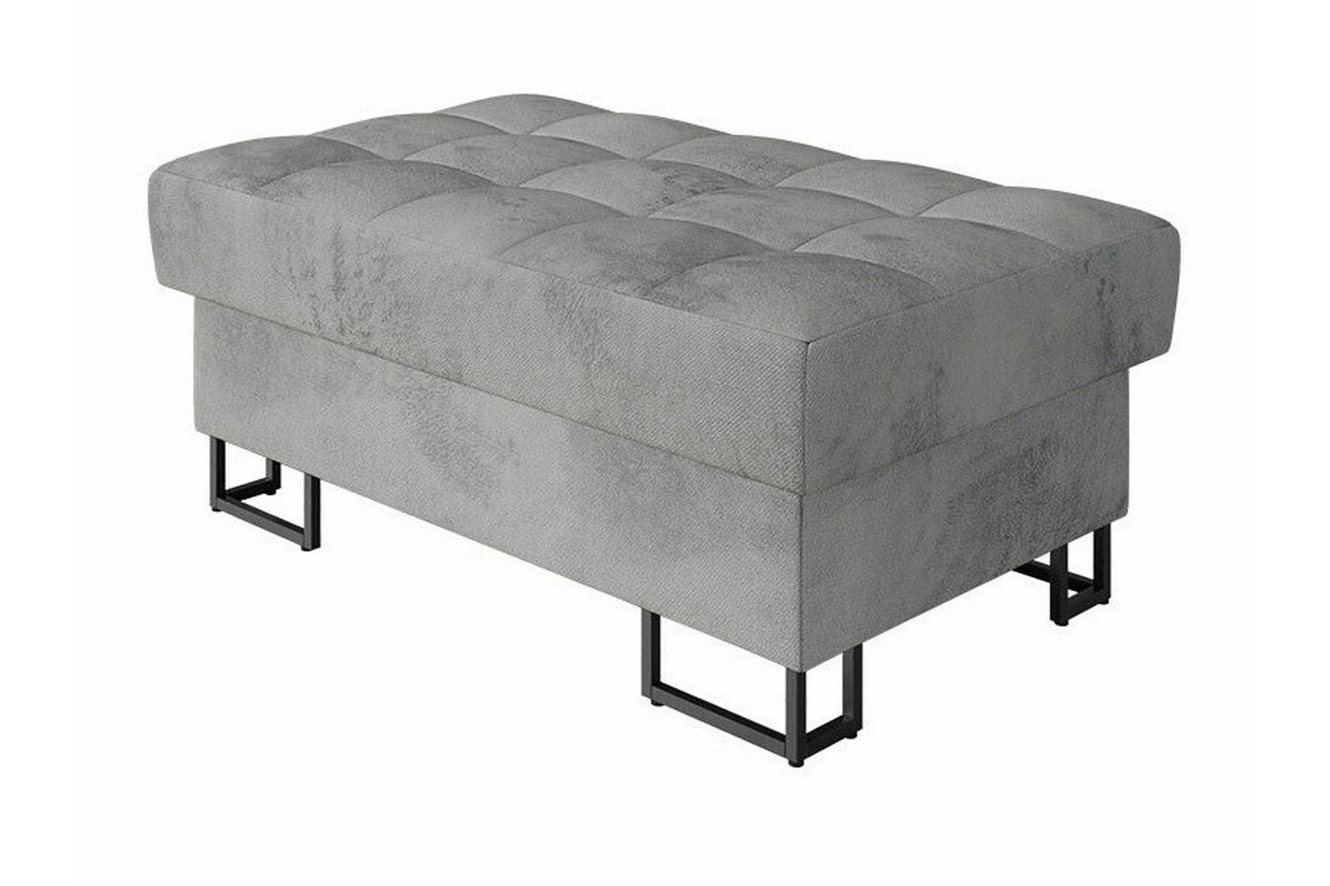 Kintore Fotpall 67 cm Ljusgr&aring; -