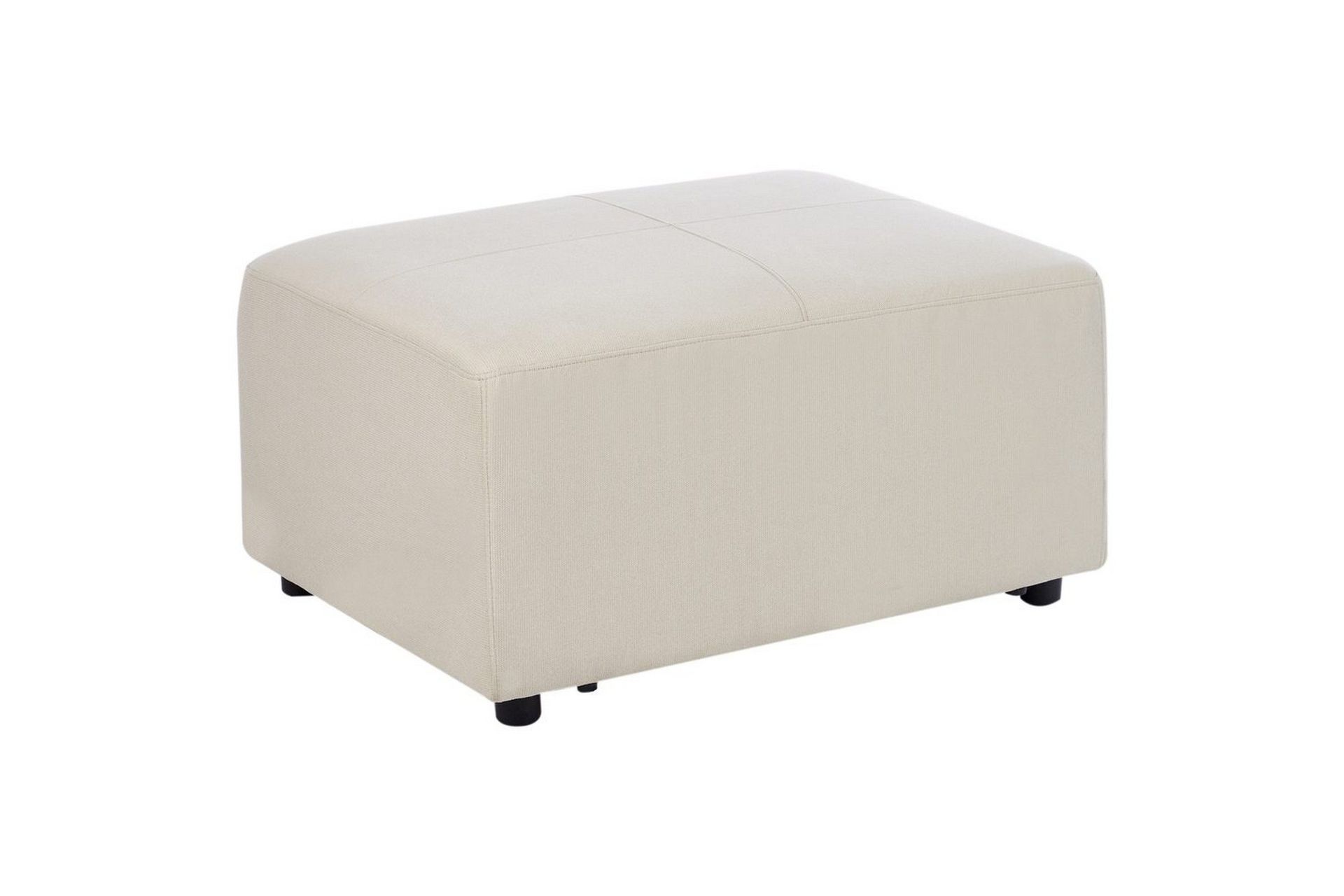Fotpall Kohlo Beige/svart - Beige/svart