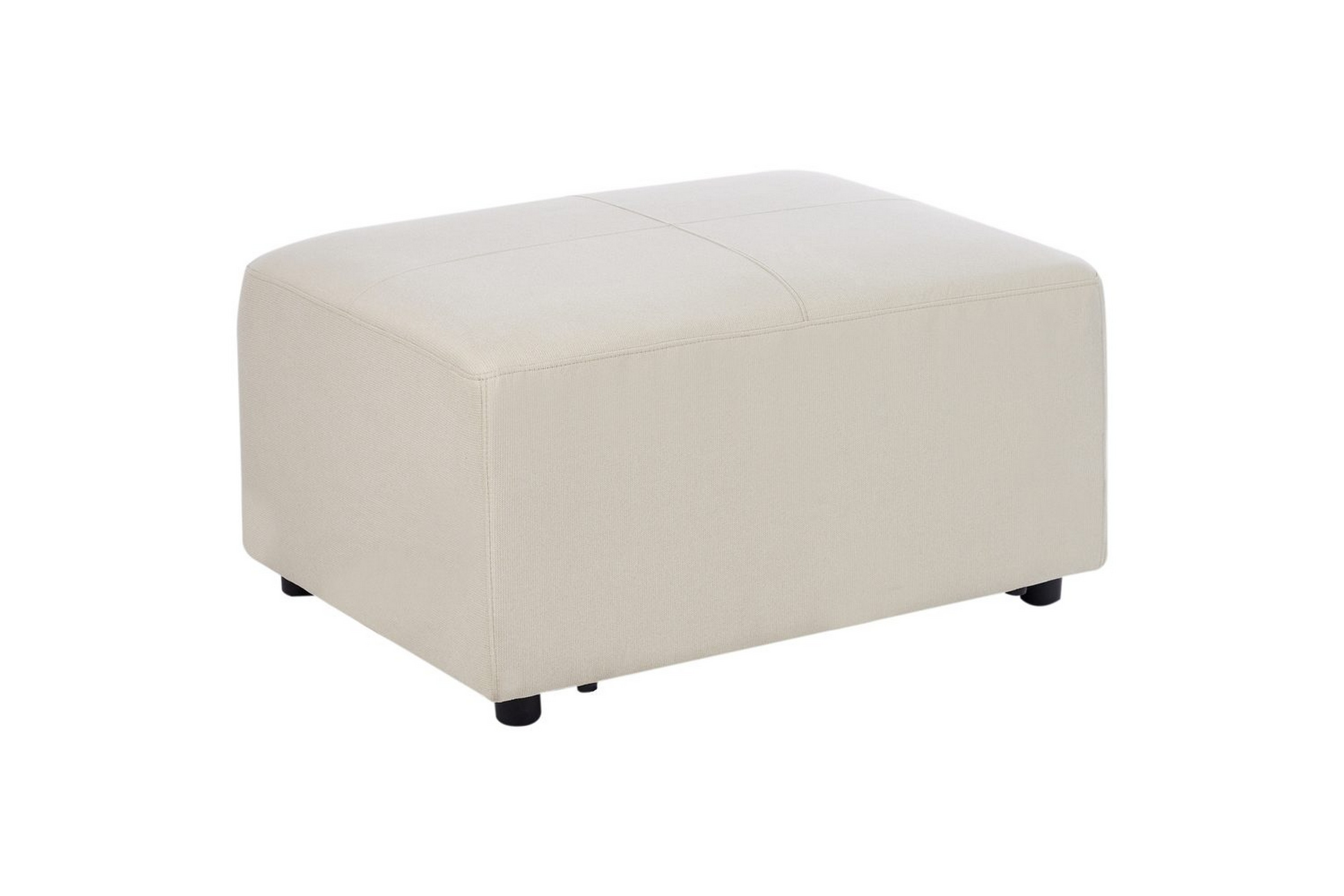 Fotpall Kohlo Beige/svart Beige/svart