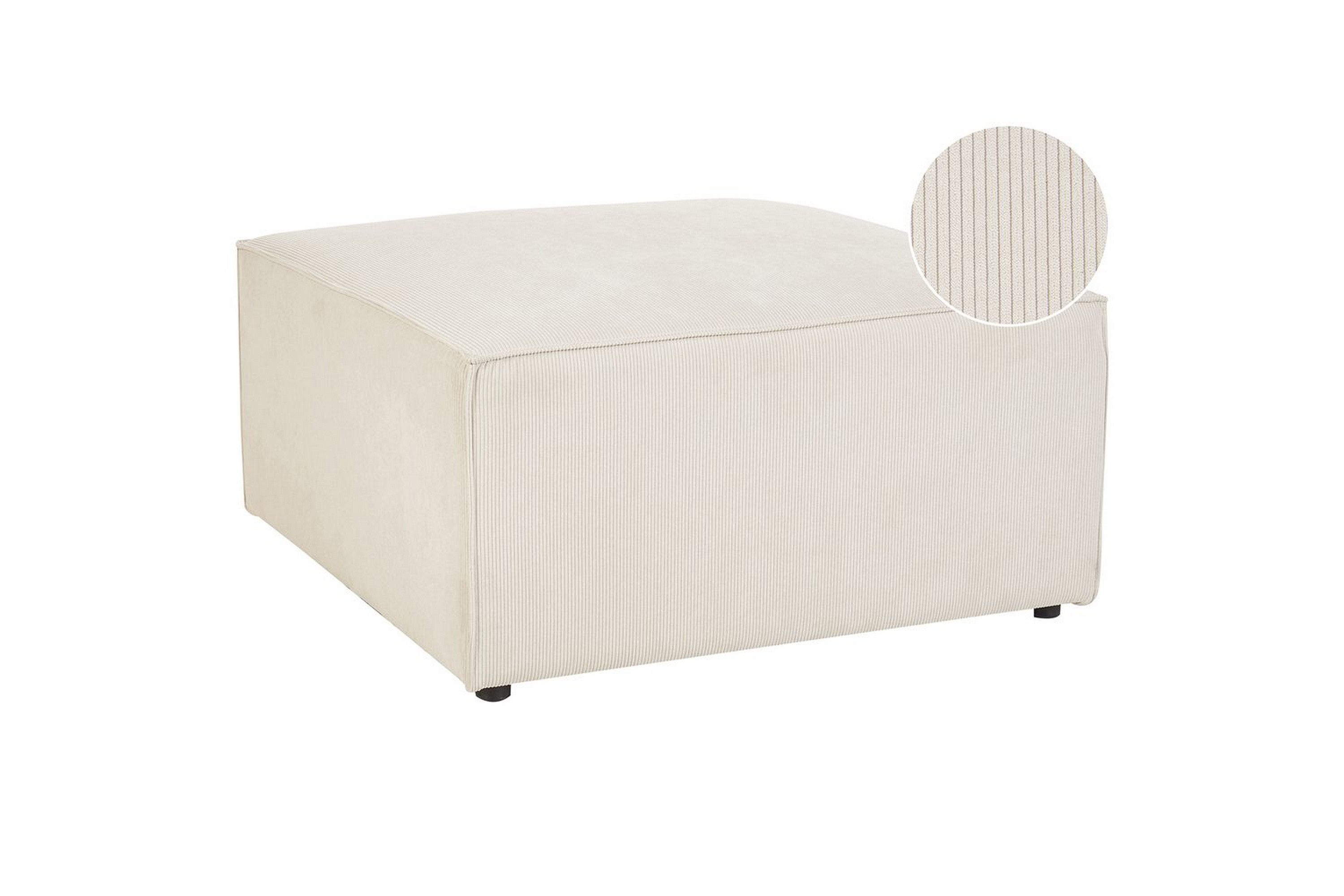Fotpall Lemvig Beige Beige