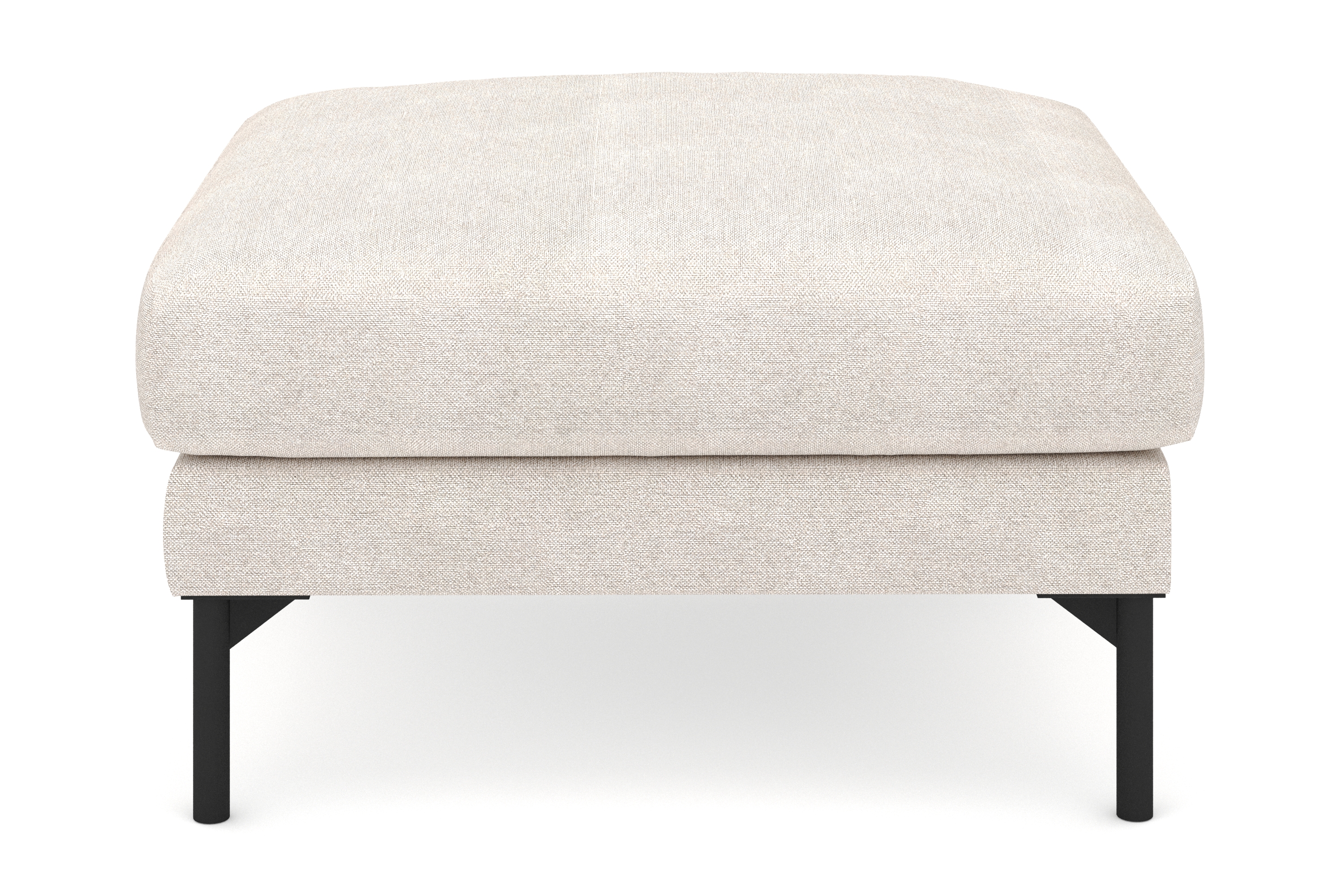 fotpall menard i tyg - beige