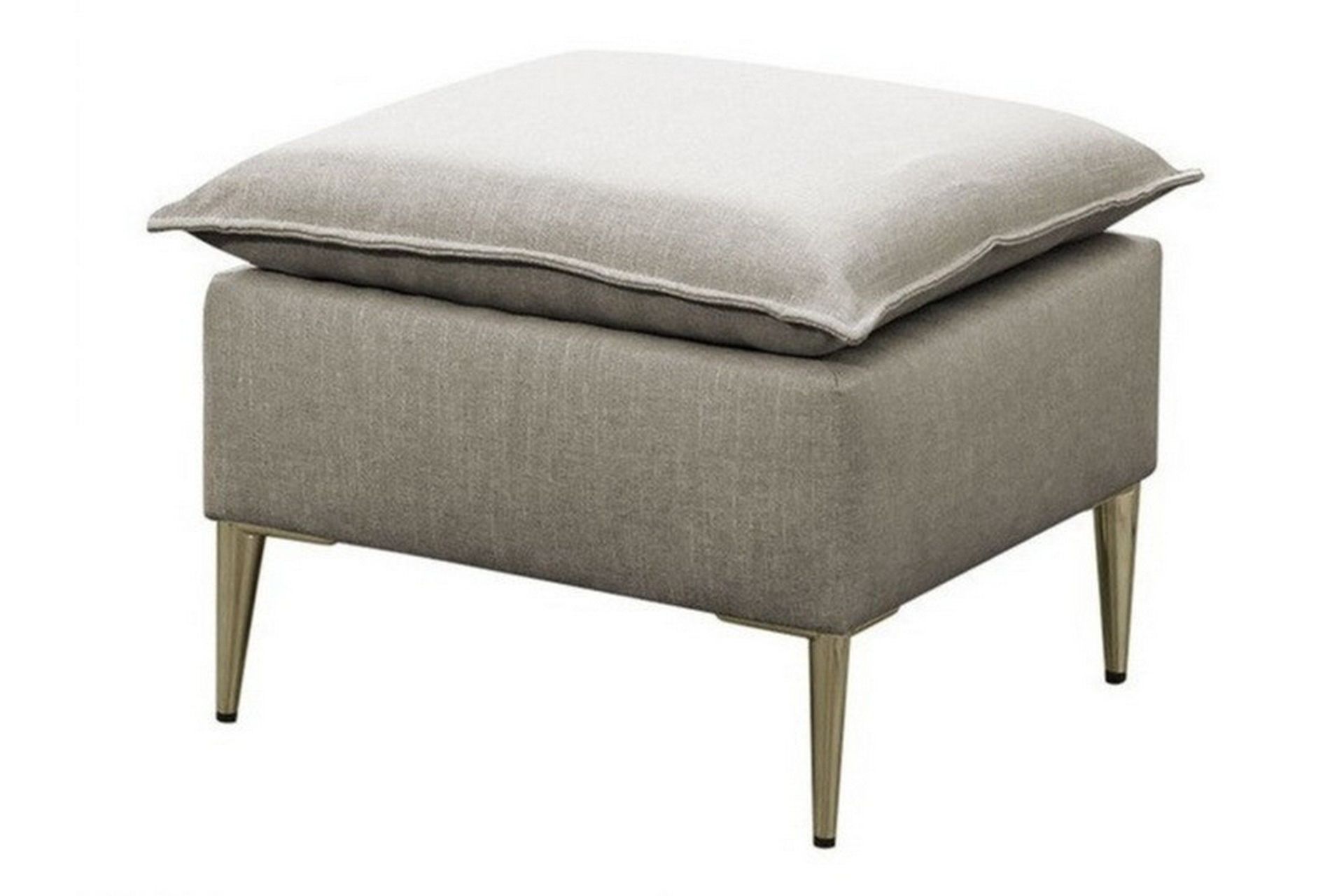 Staffin Fotpall 50 cm beige -