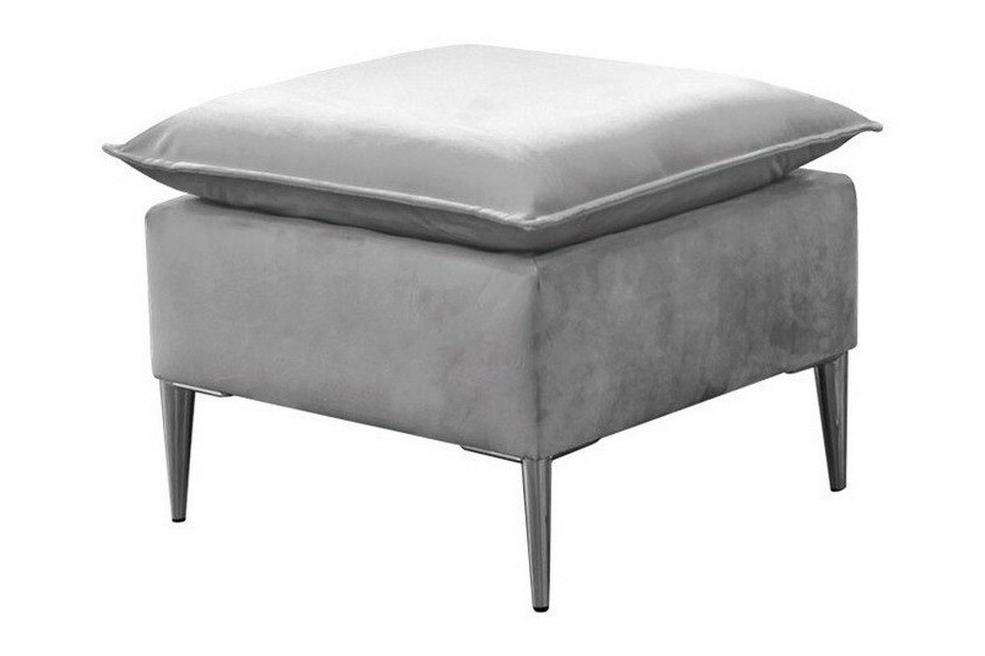 Staffin Fotpall 50 cm Light grey/Dark grey -