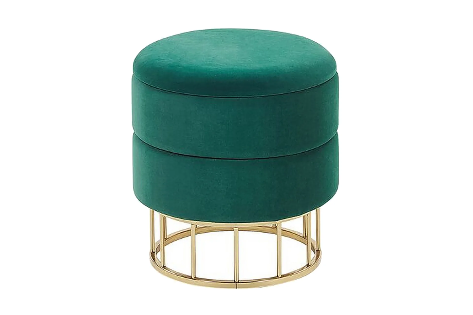 tomakulla fotpall med förvaring - grön