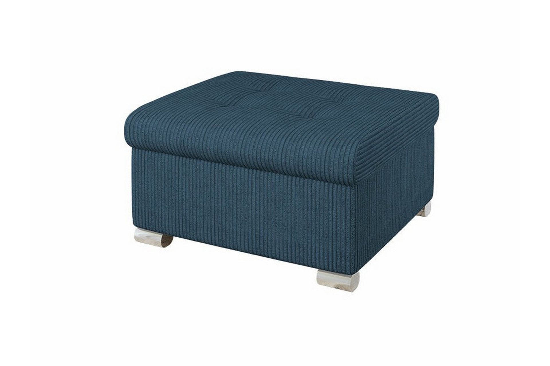 Trefor Fotpall 68 cm - Blå