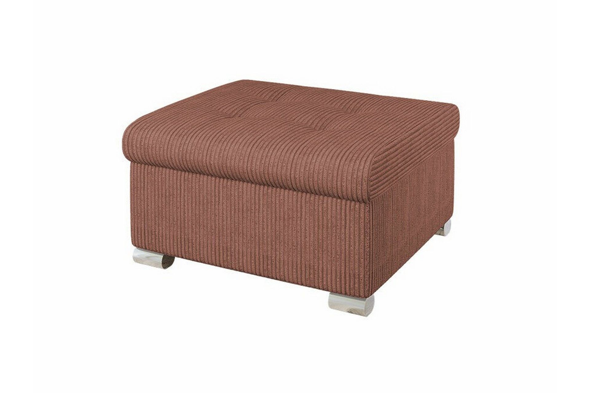 Trefor Fotpall 68 cm - Rosa
