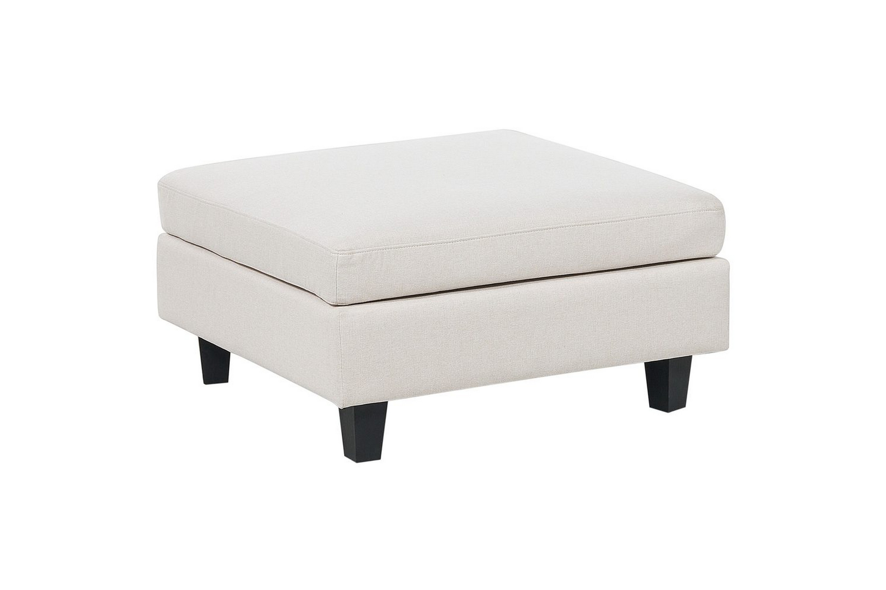 fotpall unstad ljusbeige/svart - ljusbeige/svart