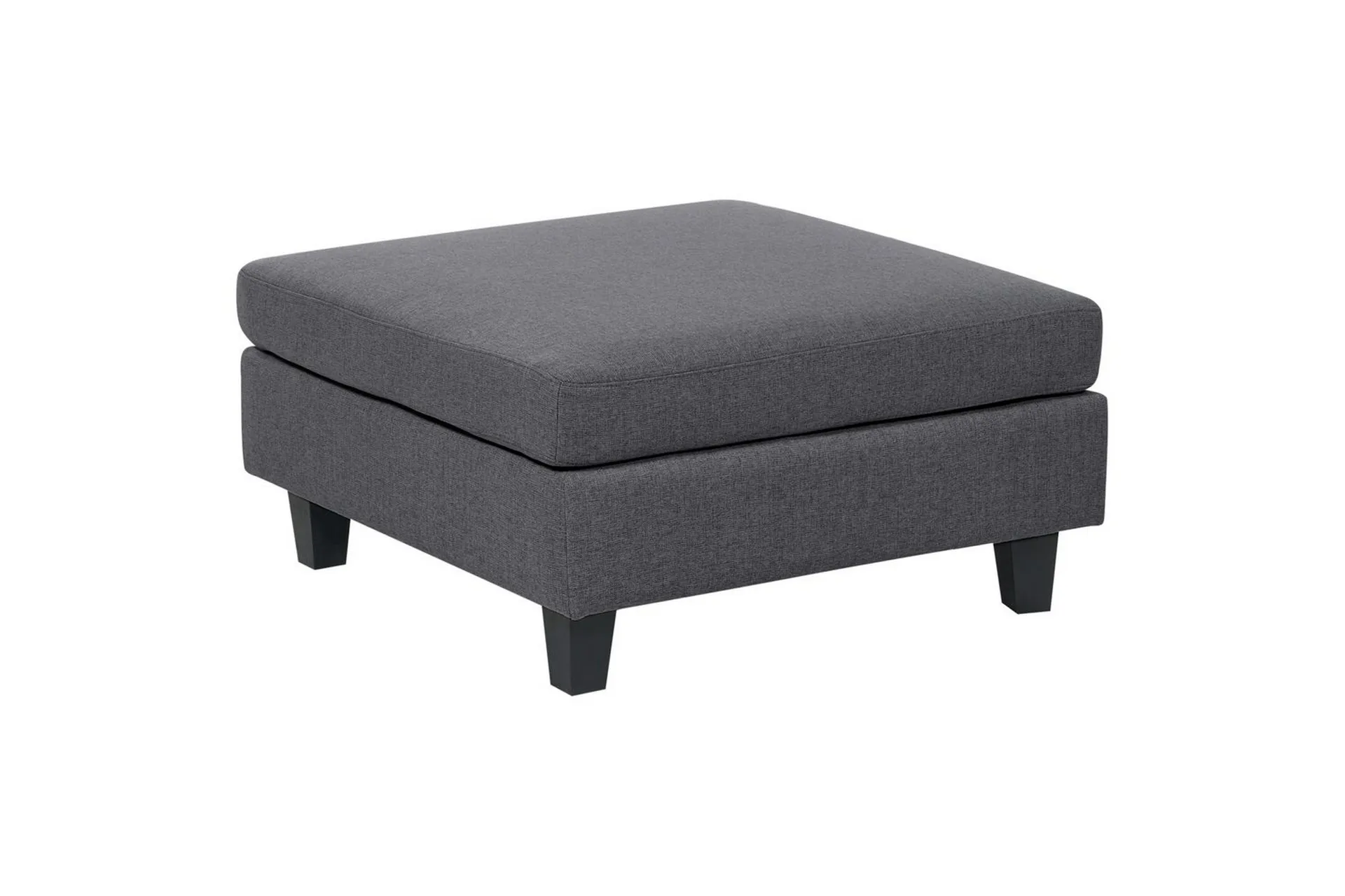 fotpall unstad mörkgrå/svart - mörkgrå/svart