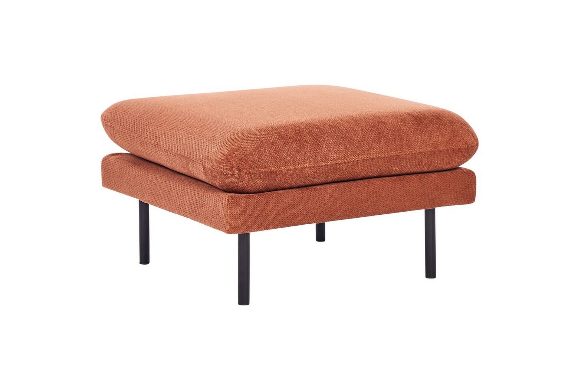 Fotpall Vinterbro Brun/Svart, Chenille - Brun/Svart, Chenille