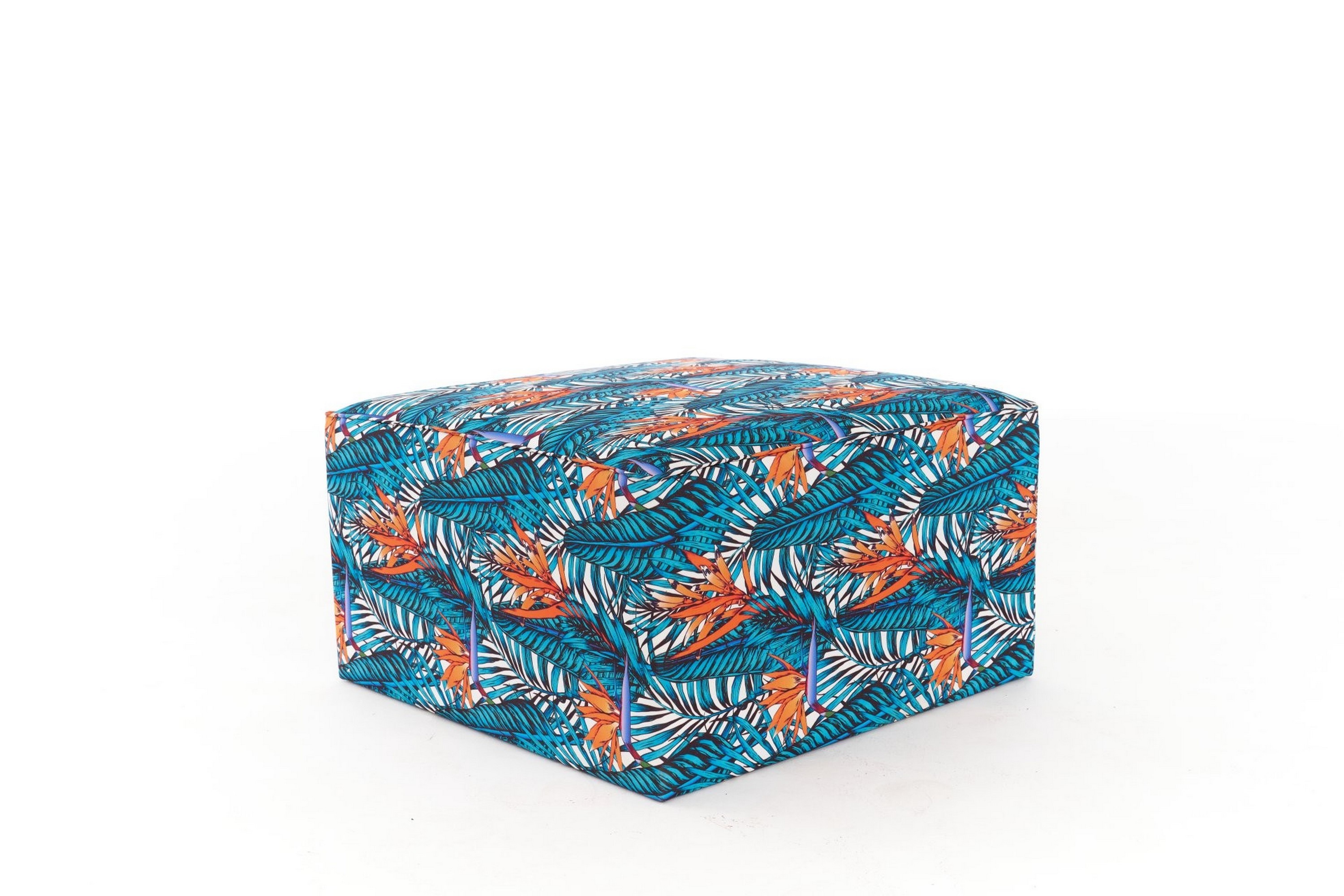 gertie fotpall 81 cm - blå