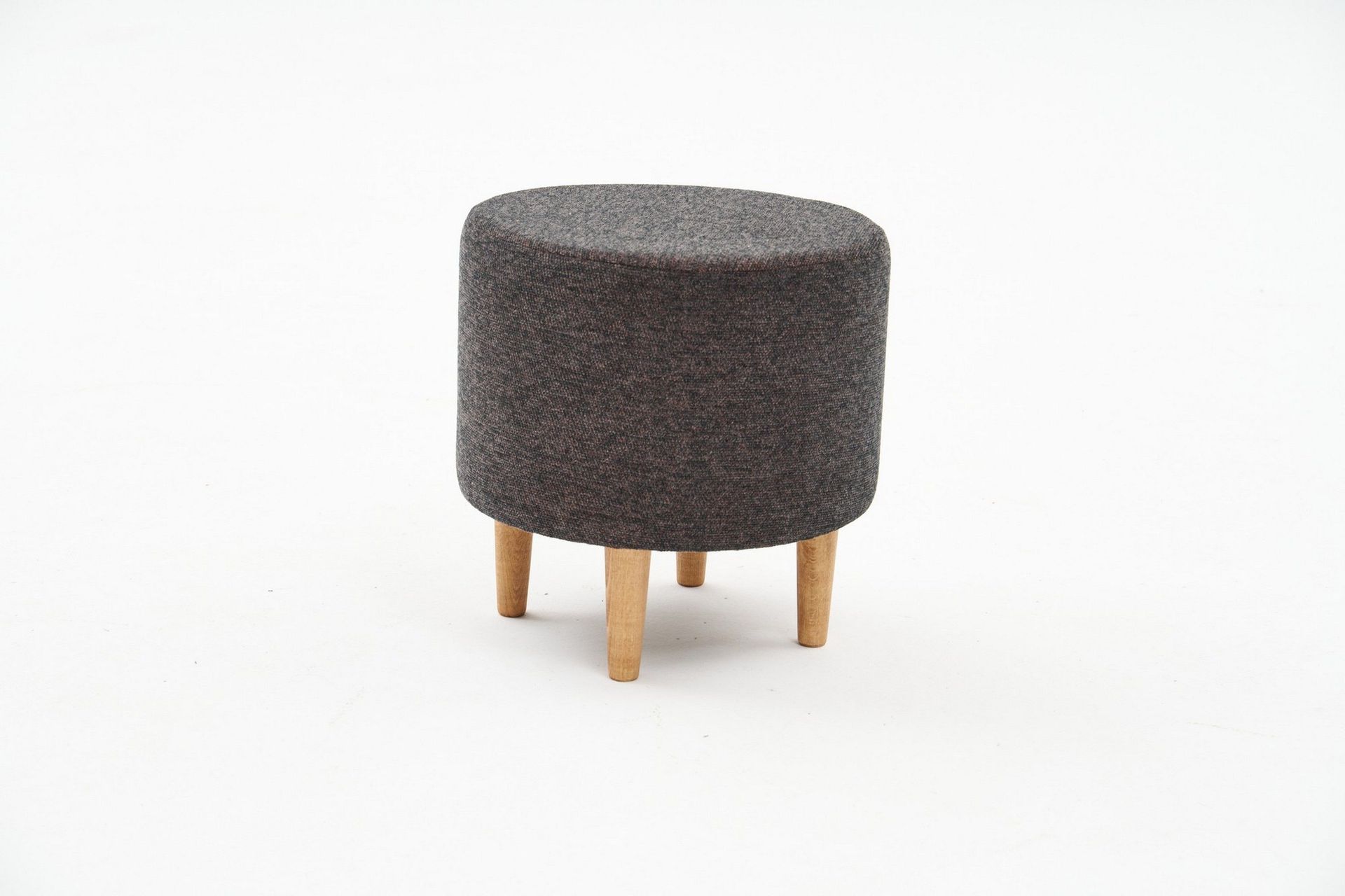 gianni sittpuff 40 cm - antracit/koppar