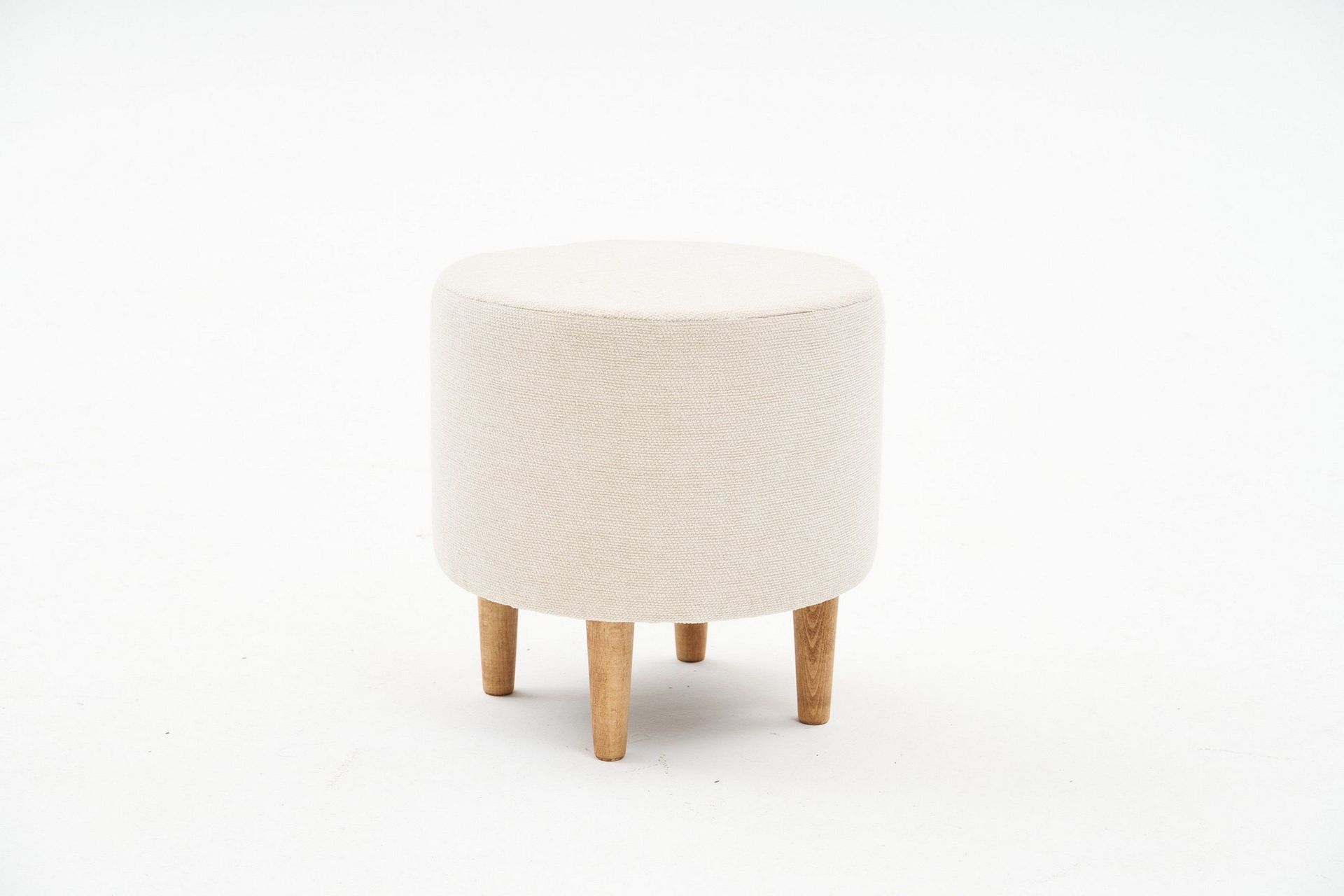 gianni sittpuff 40 cm - cream