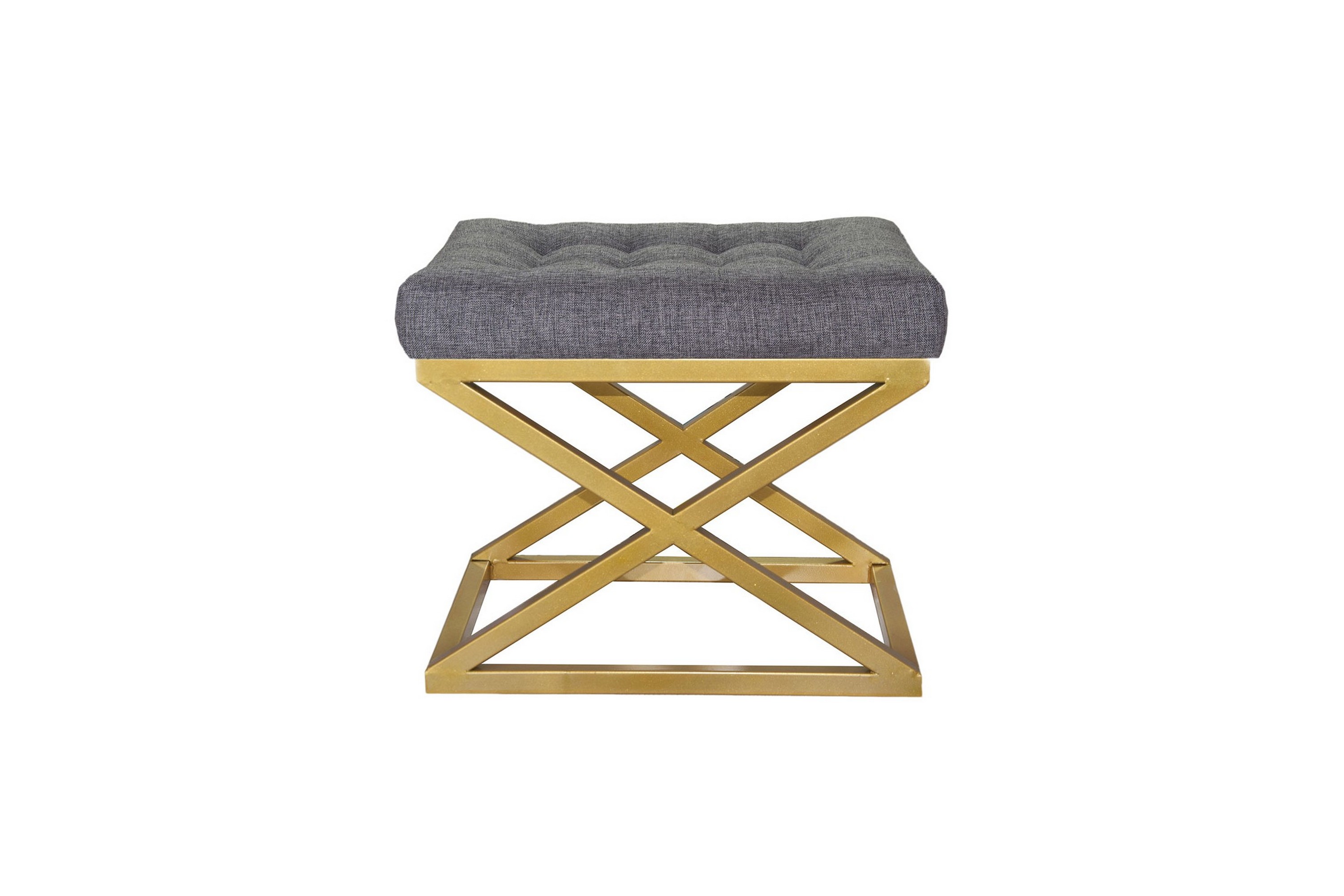 Gillie Sittpuff 40 cm Guld/Grå