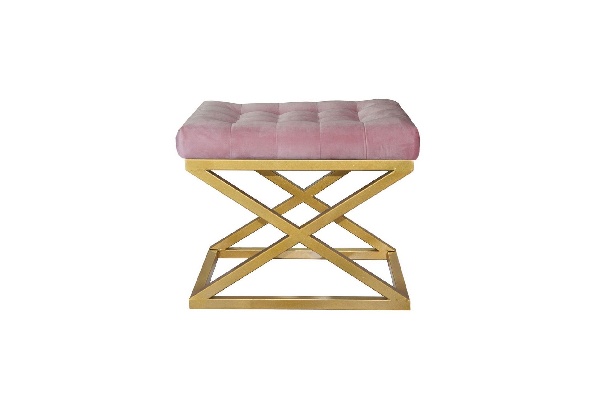 Gillie Sittpuff 40 cm - Guld/Rosa