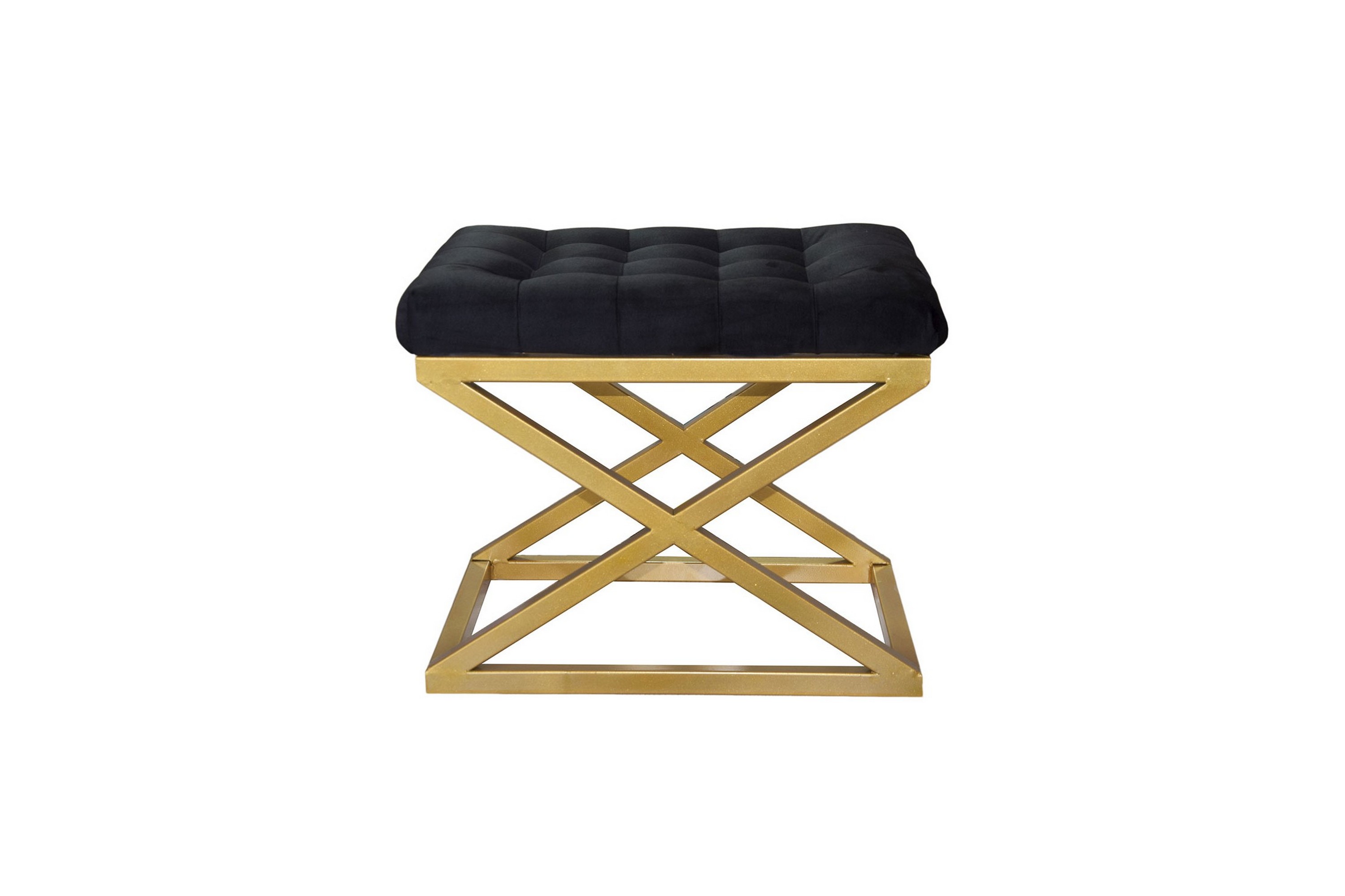 Gillie Sittpuff 40 cm Guld/Svart