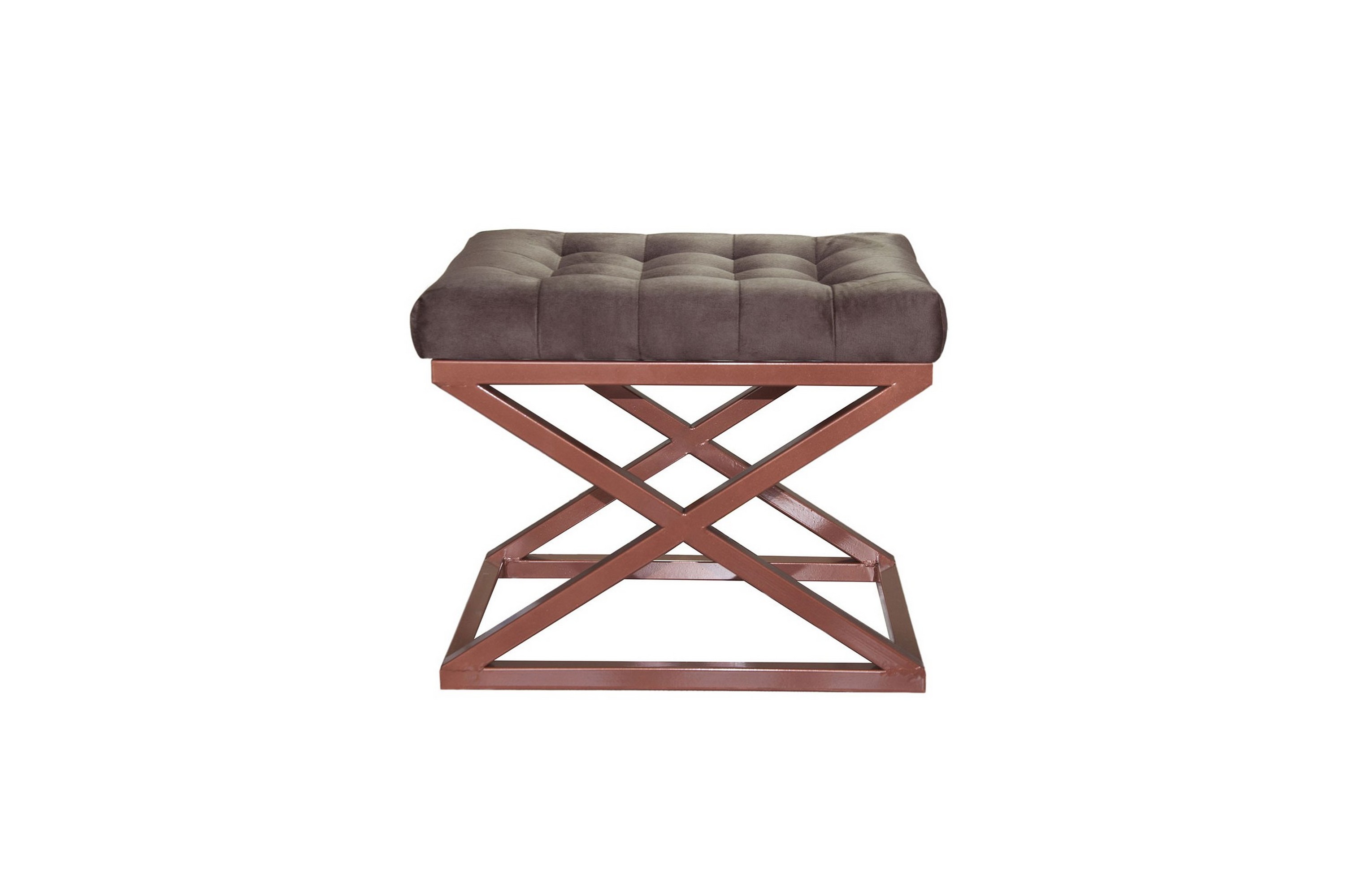 Gillie Sittpuff 40 cm Koppar/Brun