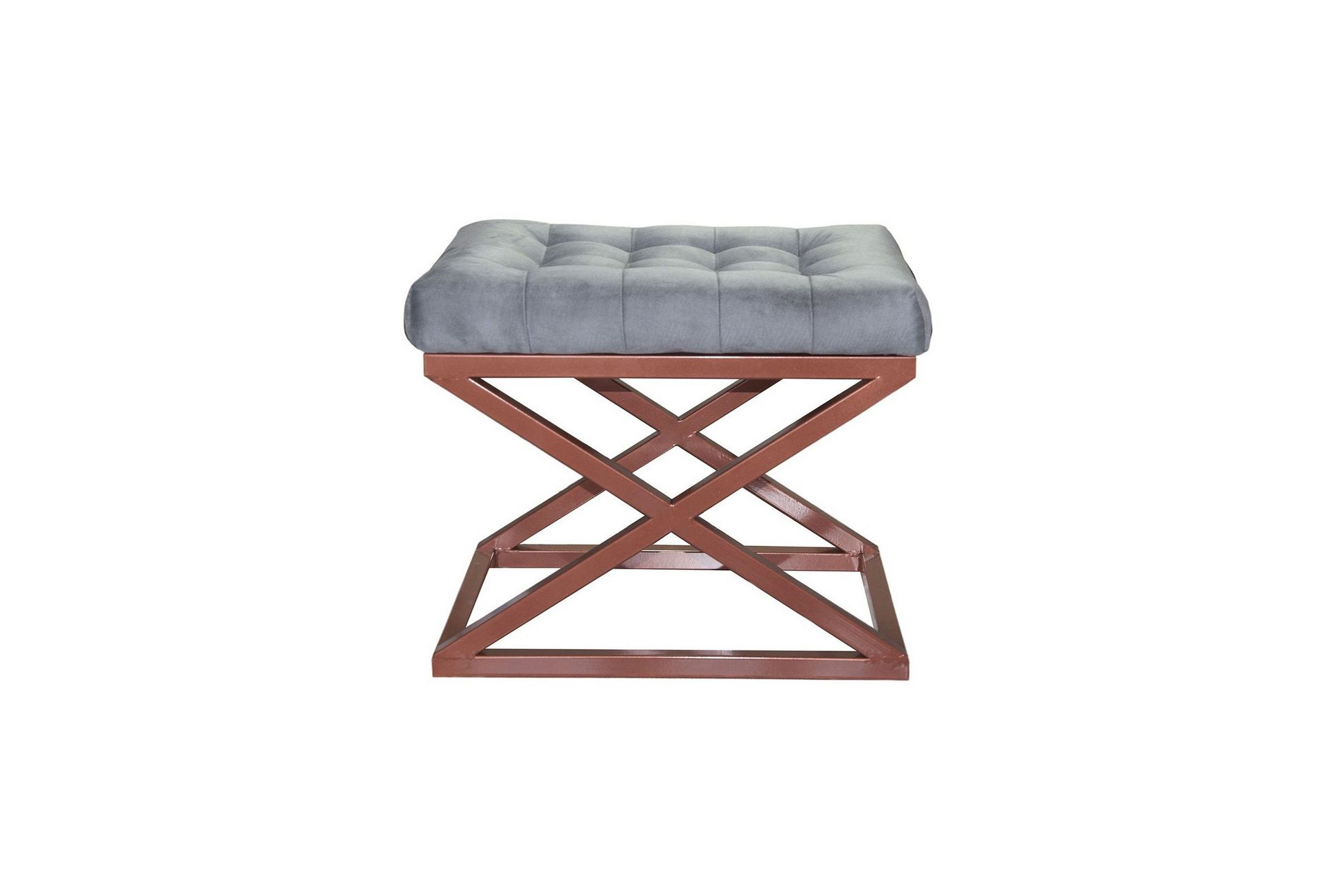 Gillie Sittpuff 40 cm - Koppar/Gr&aring;