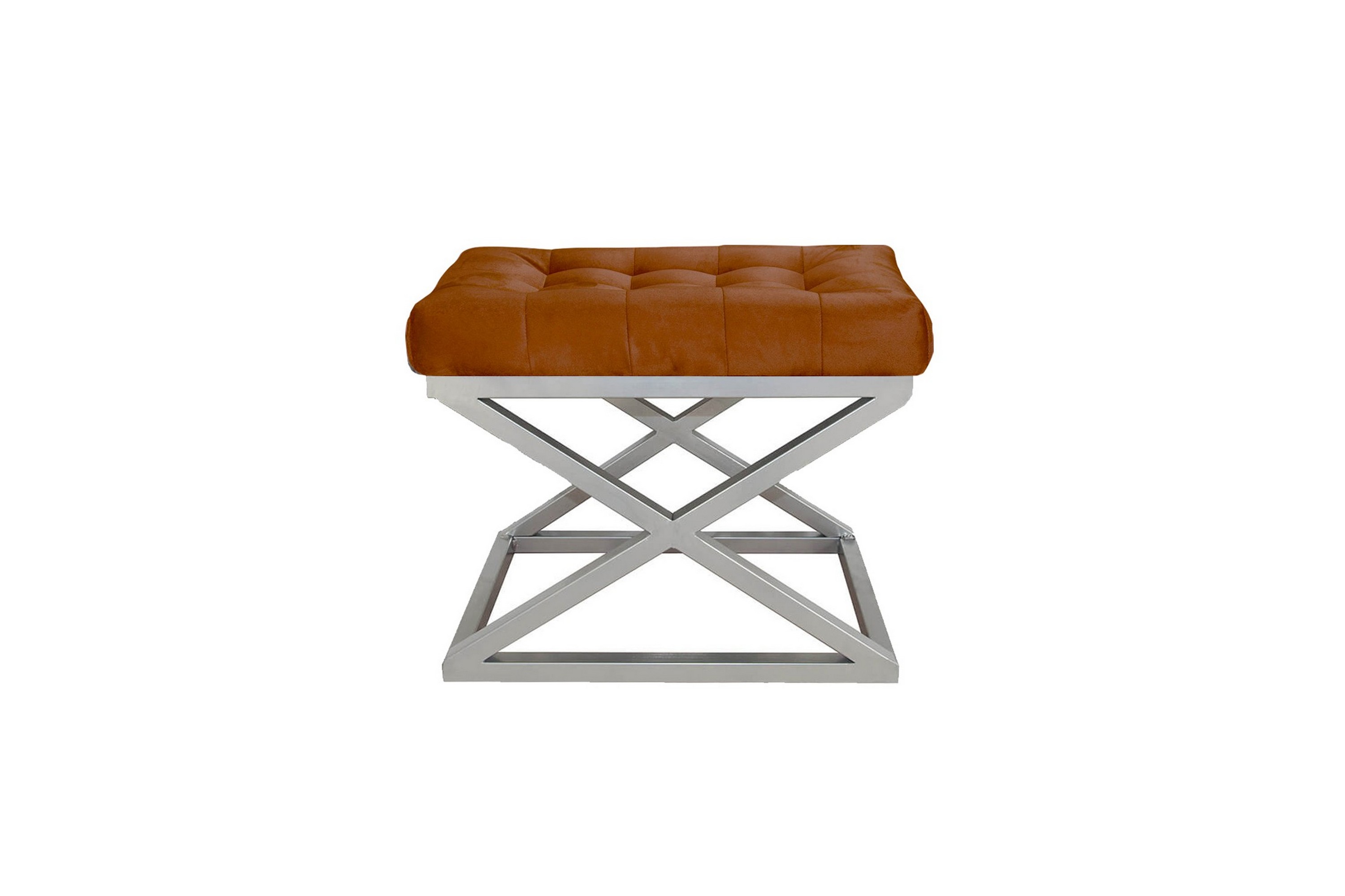 Gillie Sittpuff 40 cm Silver/Brun