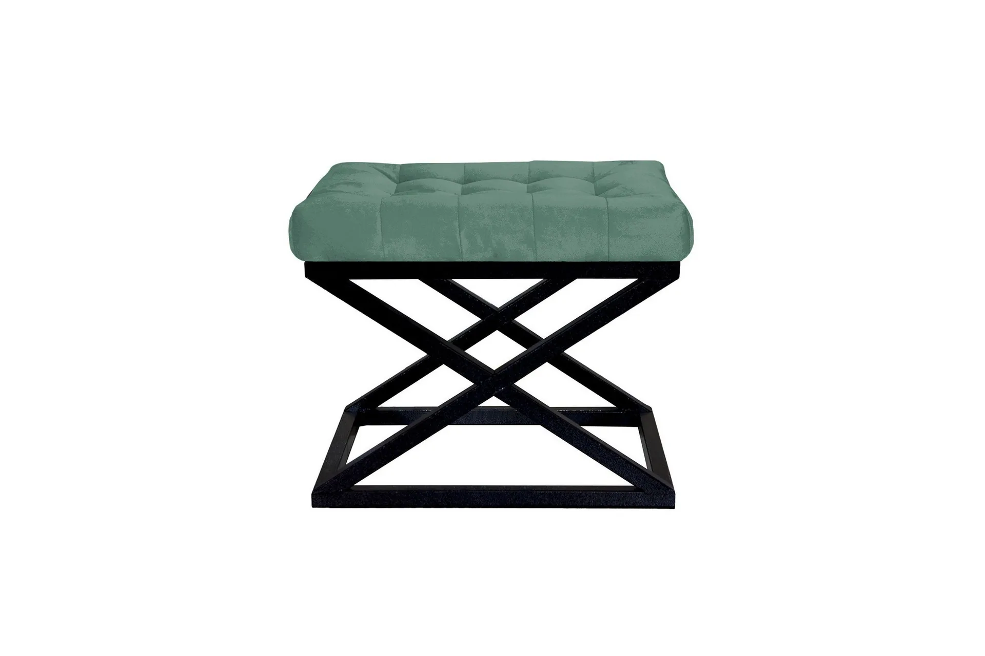 Gillie Sittpuff 40 cm - Svart/Gr&ouml;n