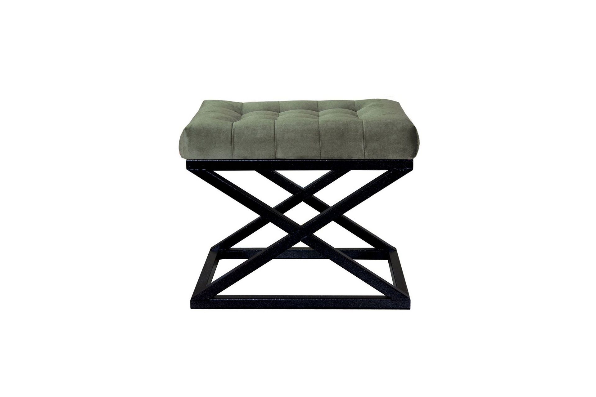 Gillie Sittpuff 40 cm - Svart/Gr&ouml;n