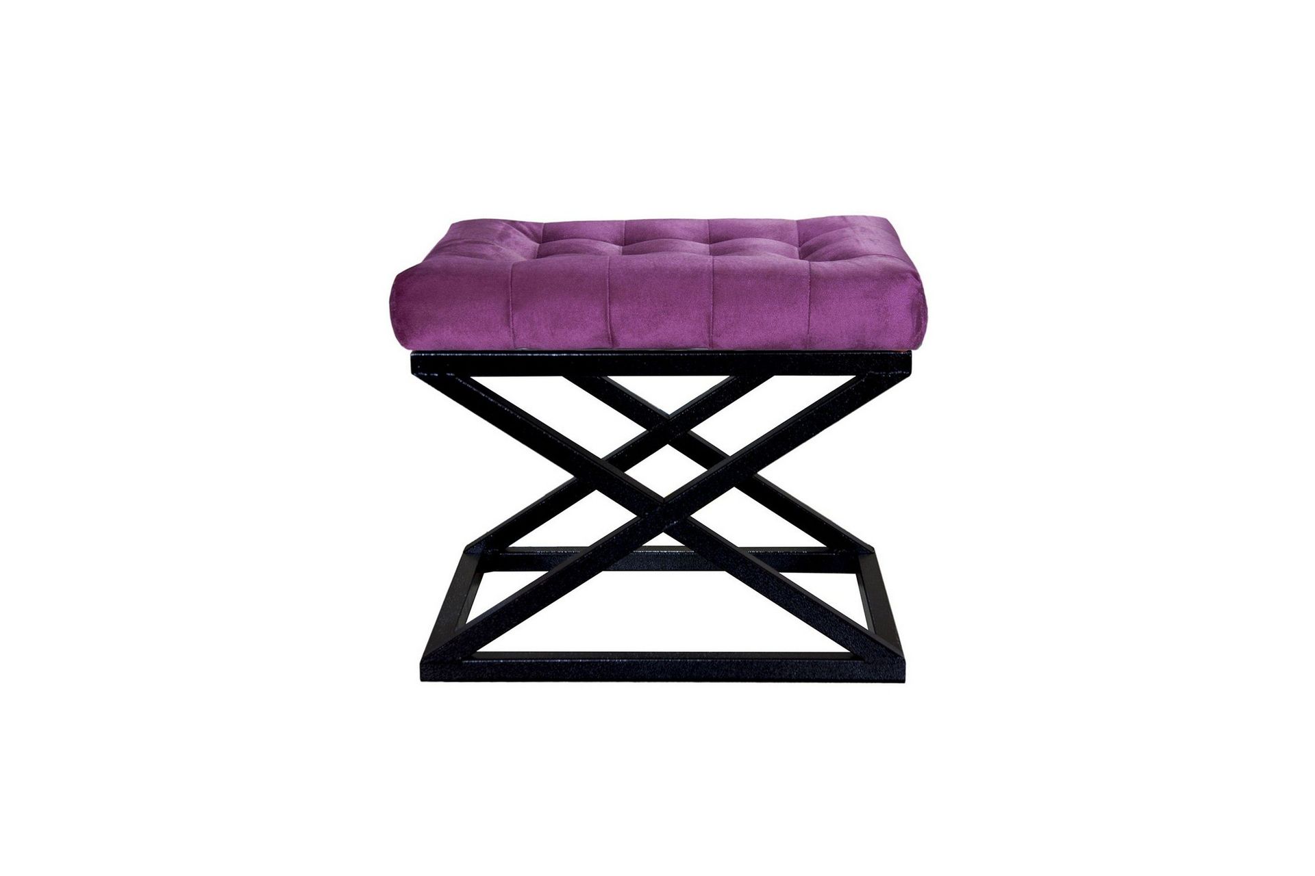 Gillie Sittpuff 40 cm - Svart/Purple