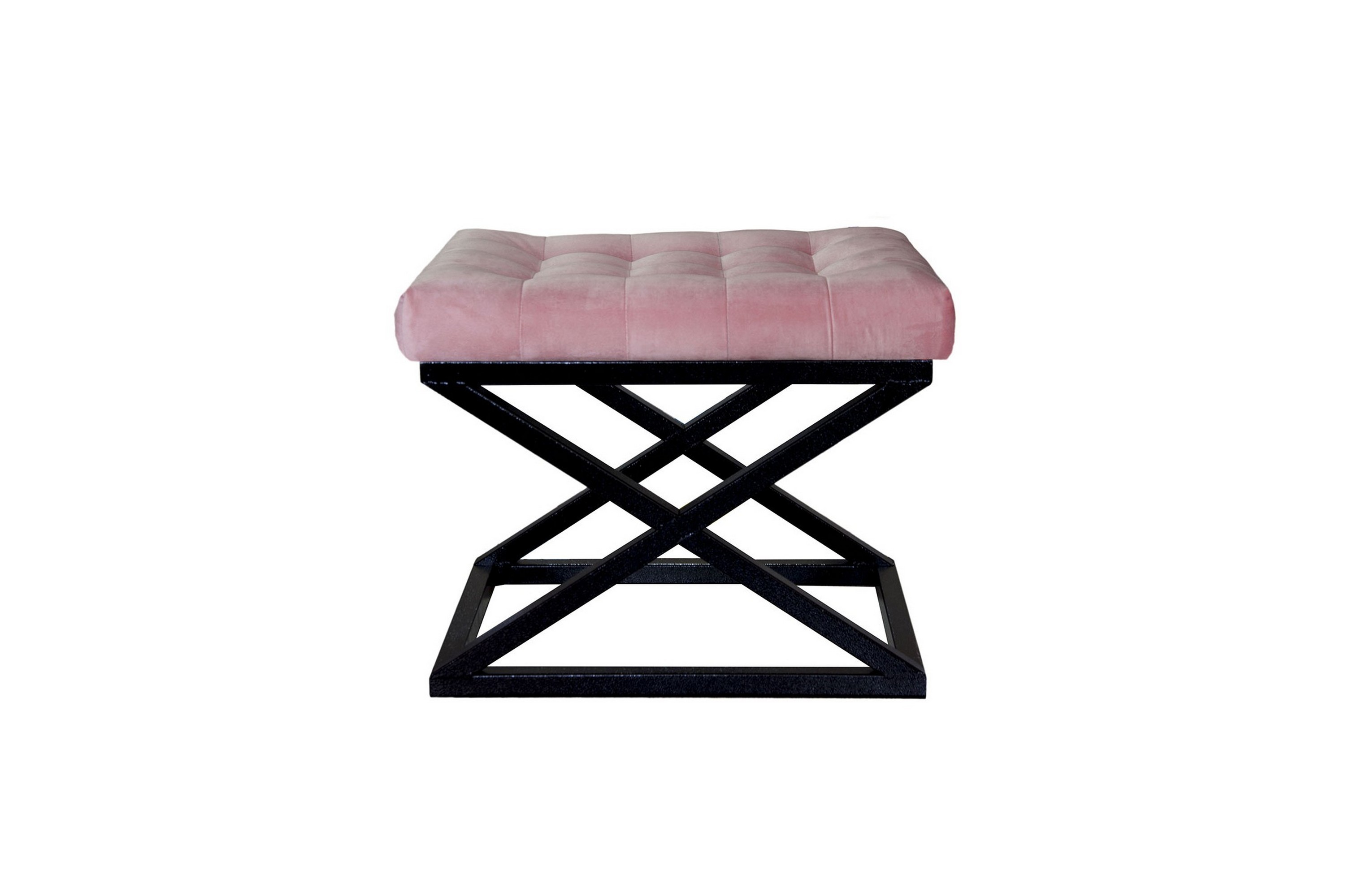 Gillie Sittpuff 40 cm Svart/Rosa