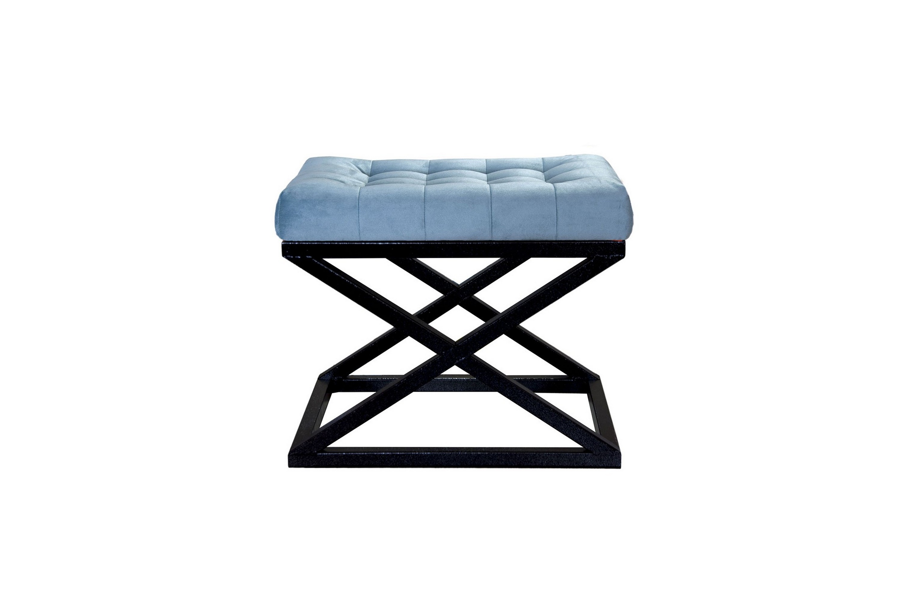 Gillie Sittpuff 40 cm Svart/Turkos