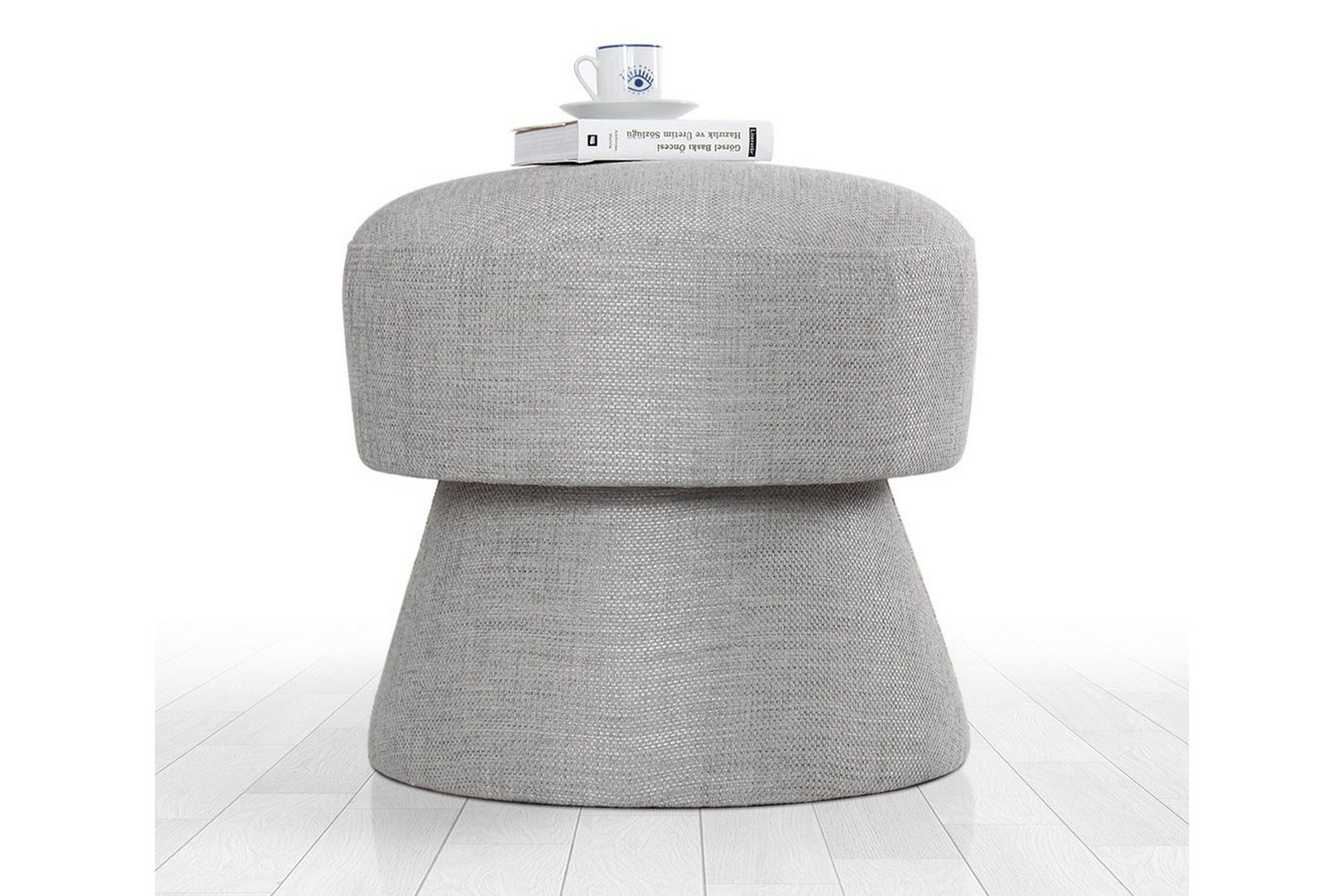 gomer sittpuff 45 cm - ljusgrå