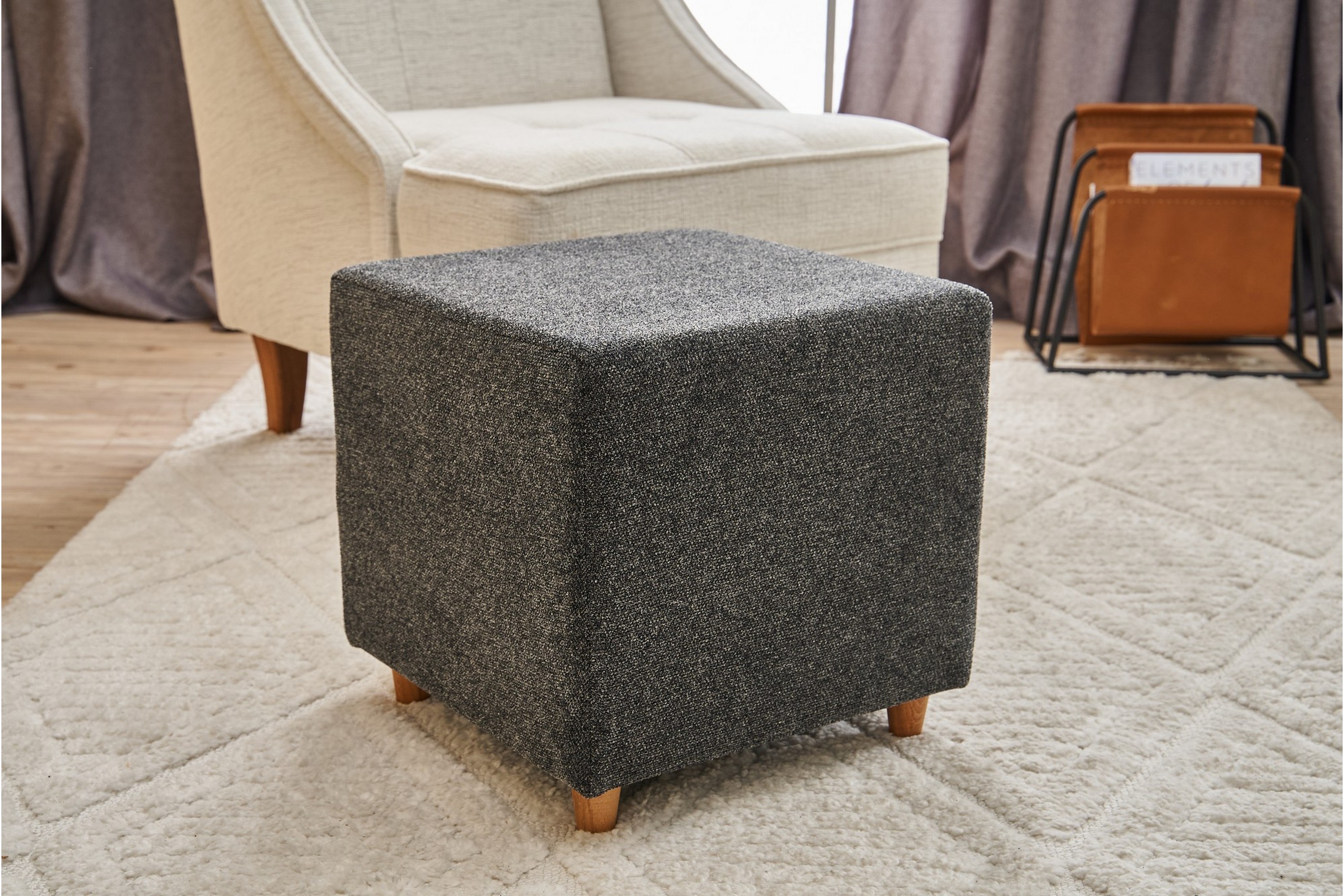 Gracen Sittpuff 40 cm Antracit