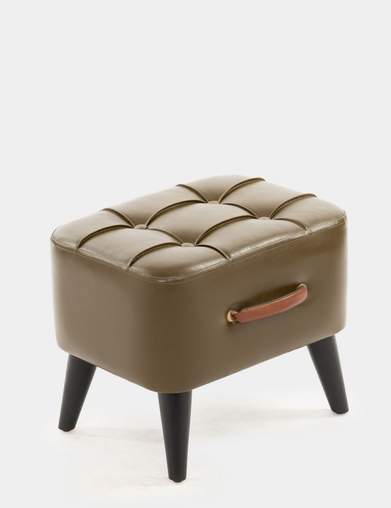 Lenira Sittpuff 43 cm - Khaki