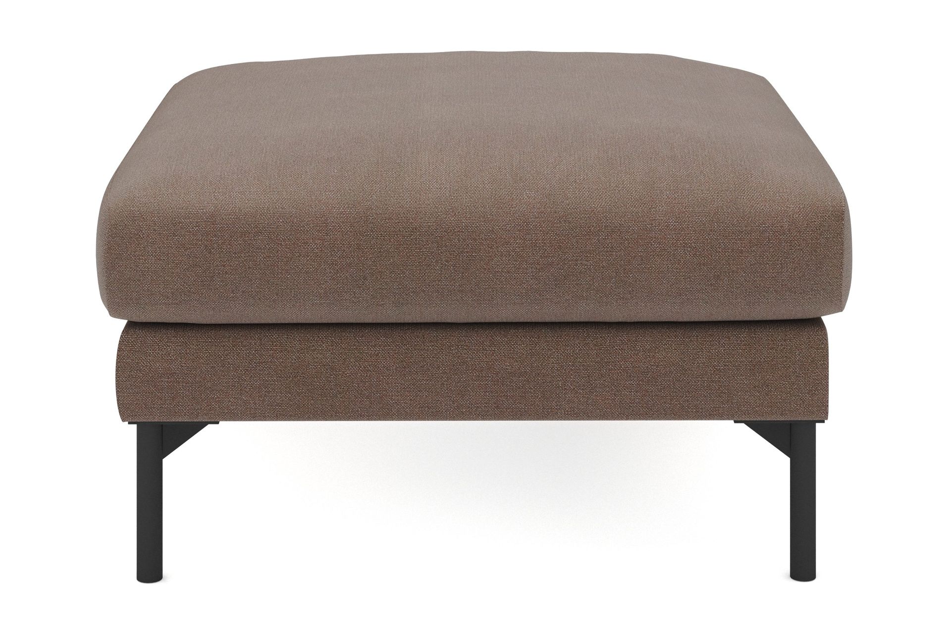 Menard Tyg Fotpall 87 cm Bred - Brun