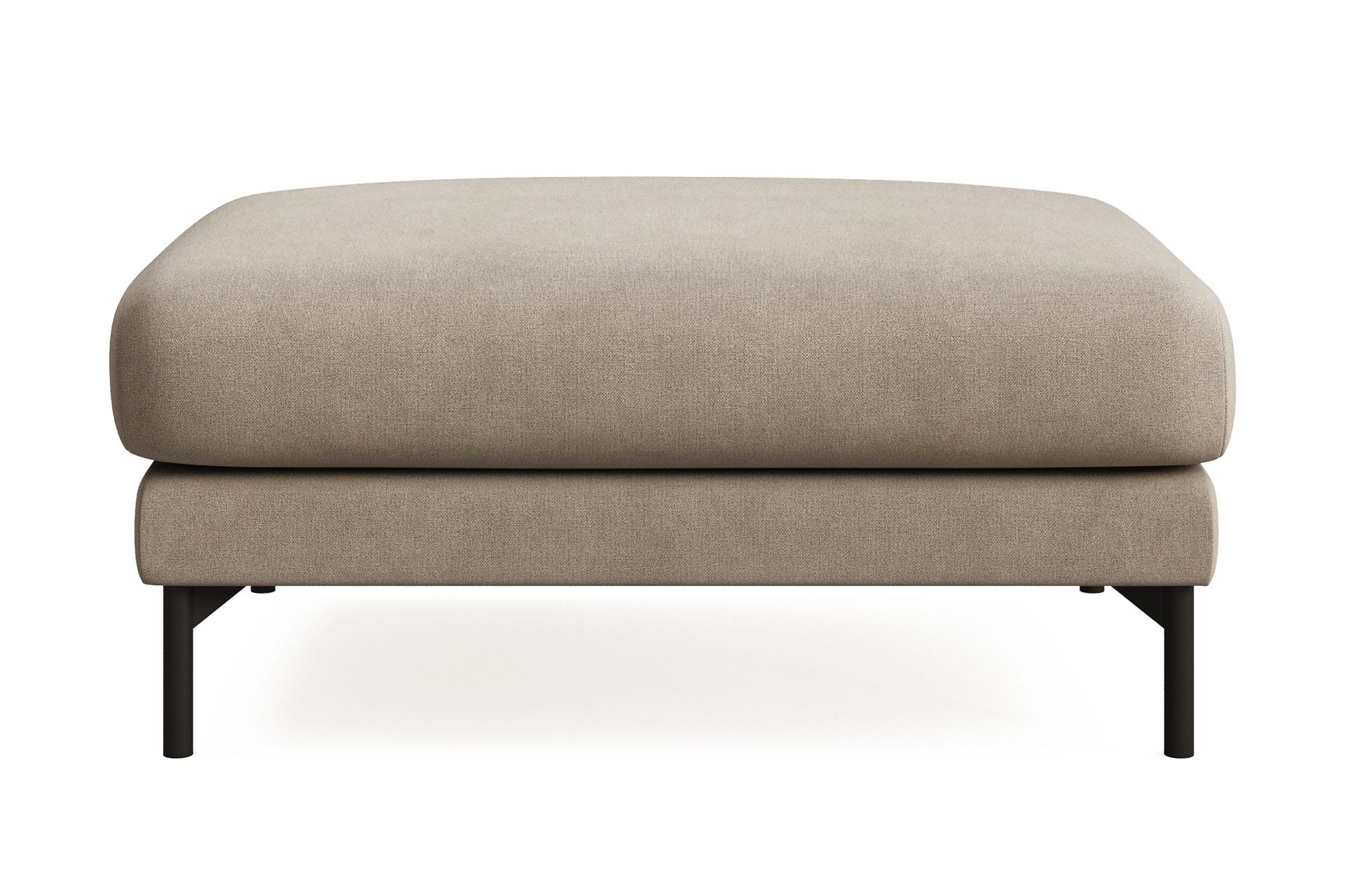 Menard Premium Fotpall i Tyg - Brun