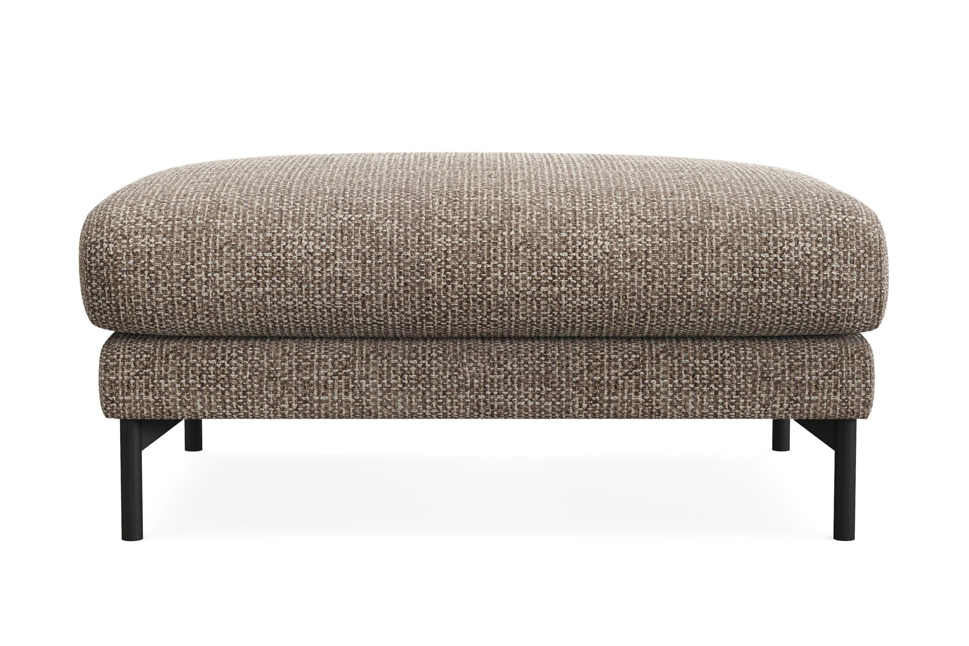 Menard Premium Fotpall i Chenille - Brun