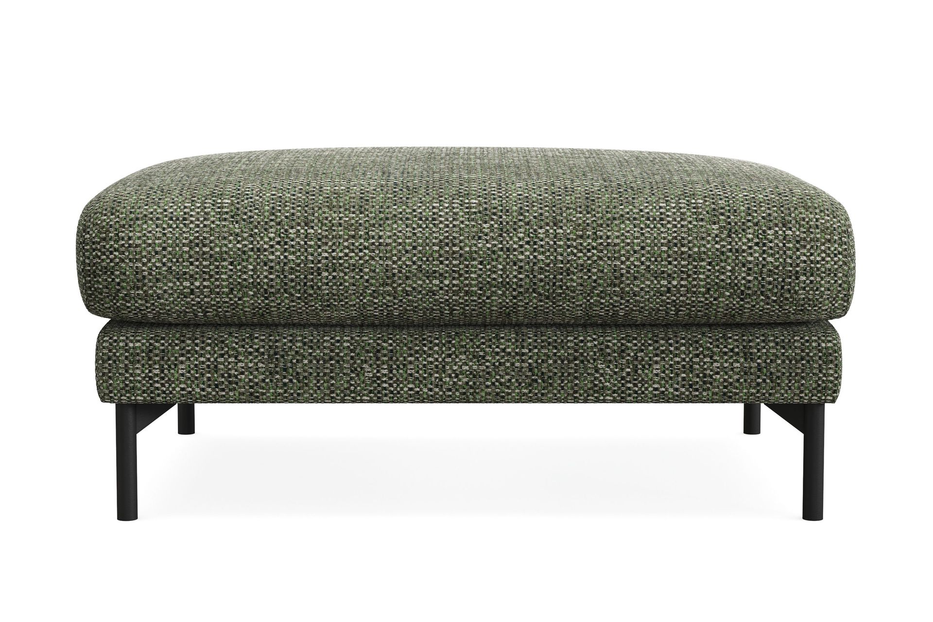 Menard Premium Fotpall i Chenille - Gr&ouml;n