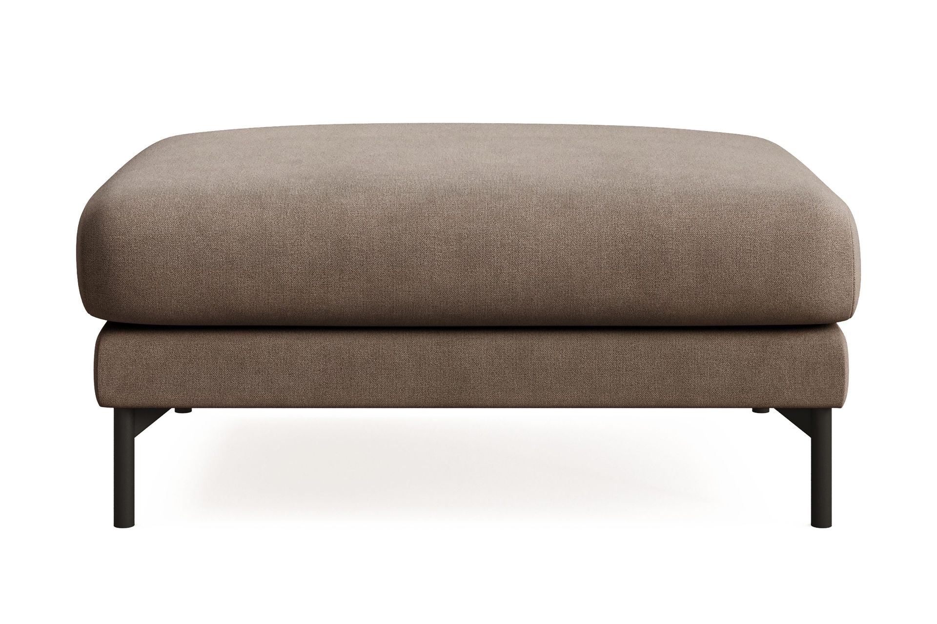 Menard Premium Fotpall i Tyg - Brun