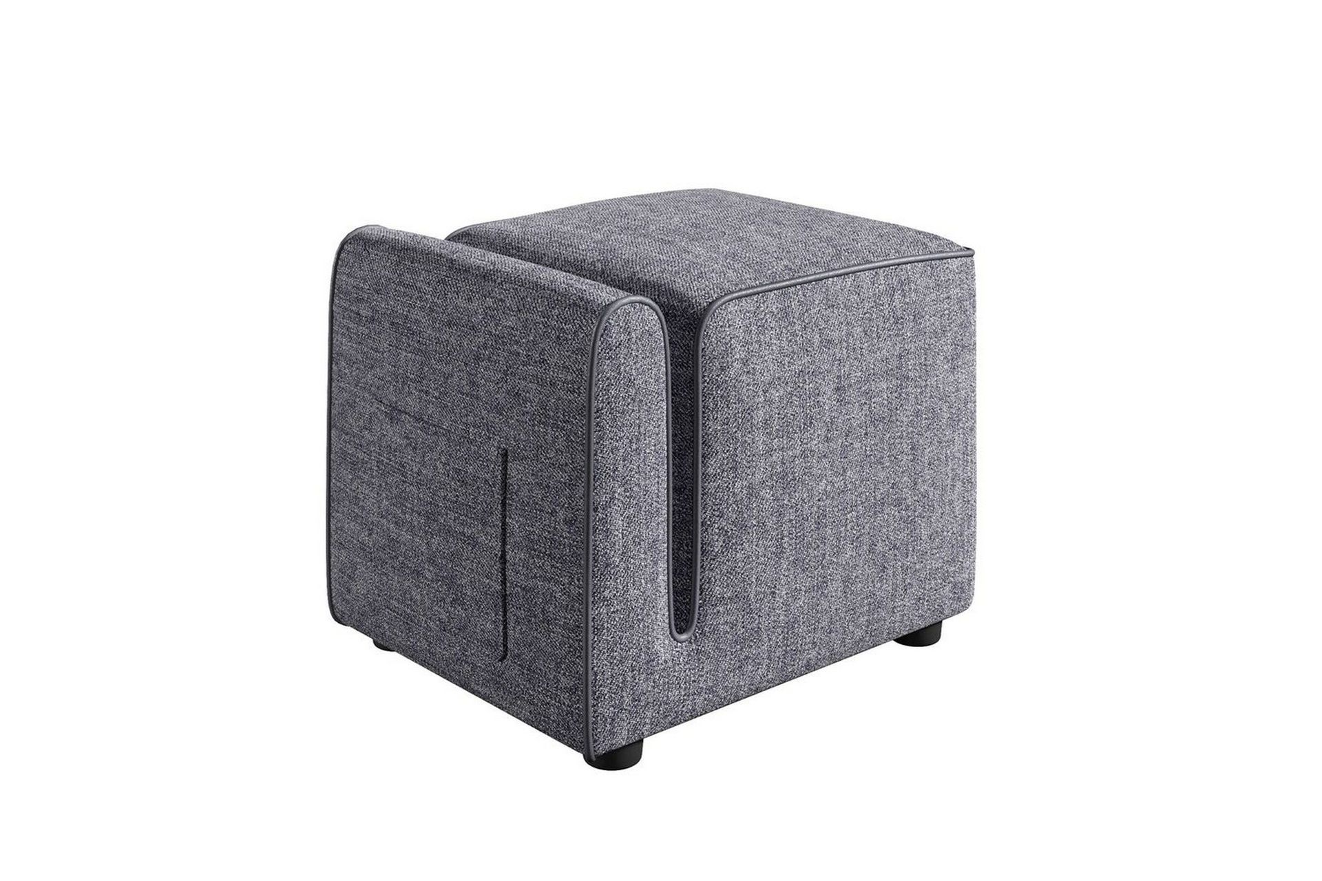 puff djarhint grå - grå