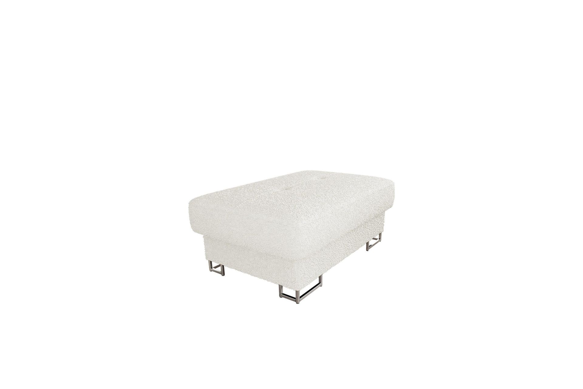 Reginia Fotpall 104 cm - Vit