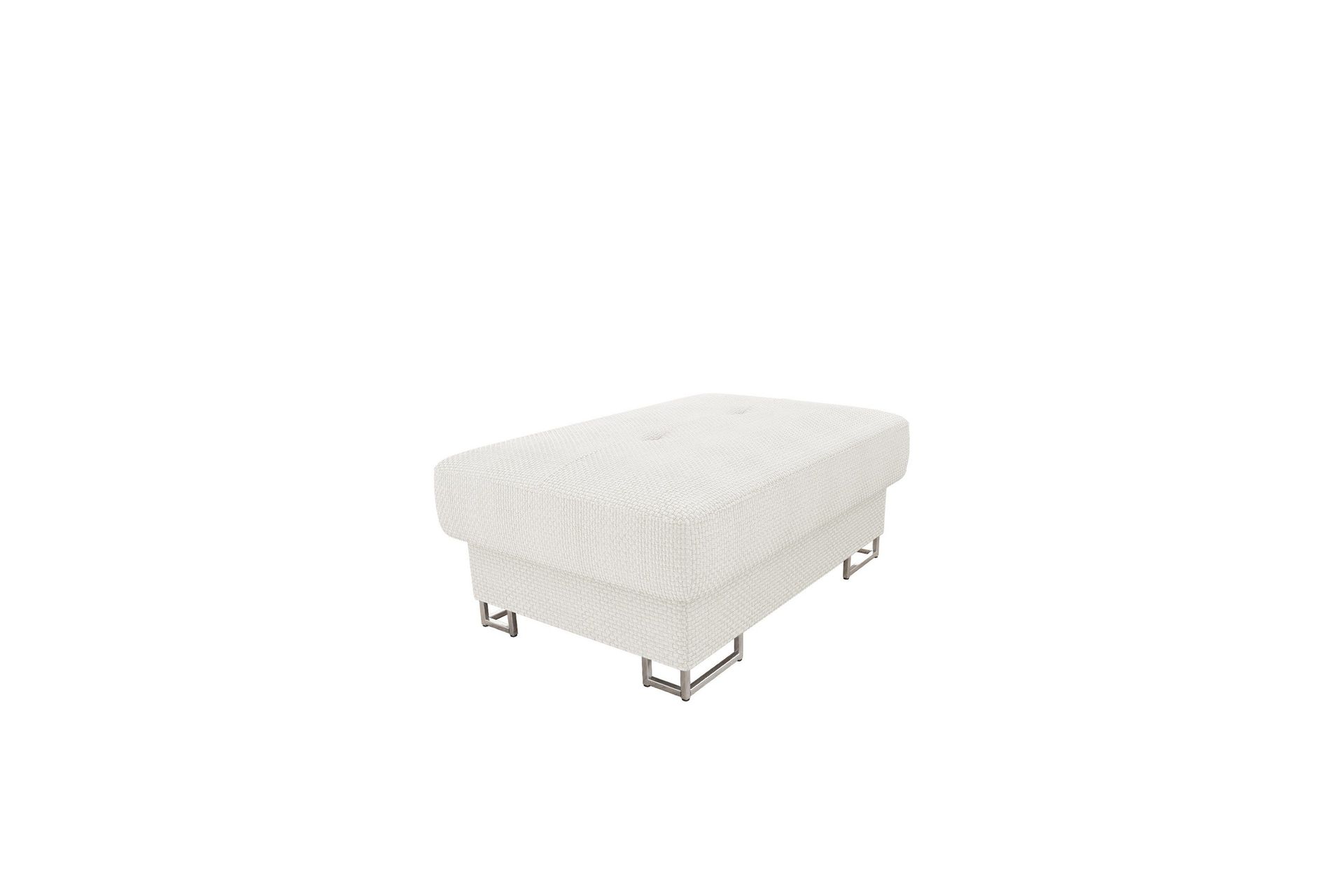 Reginia Fotpall 104 cm - Vit