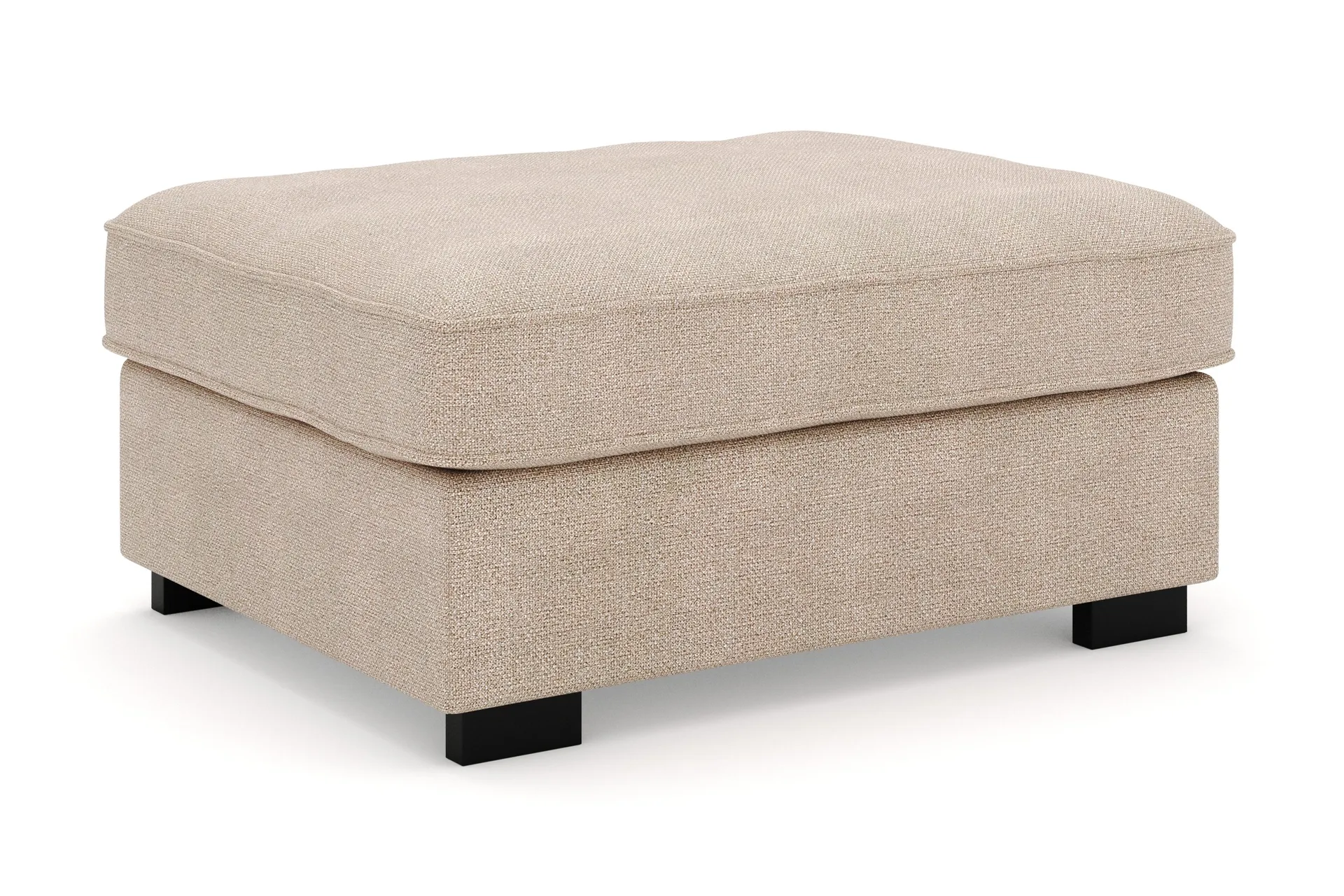 rossita fotpall i tyg - beige