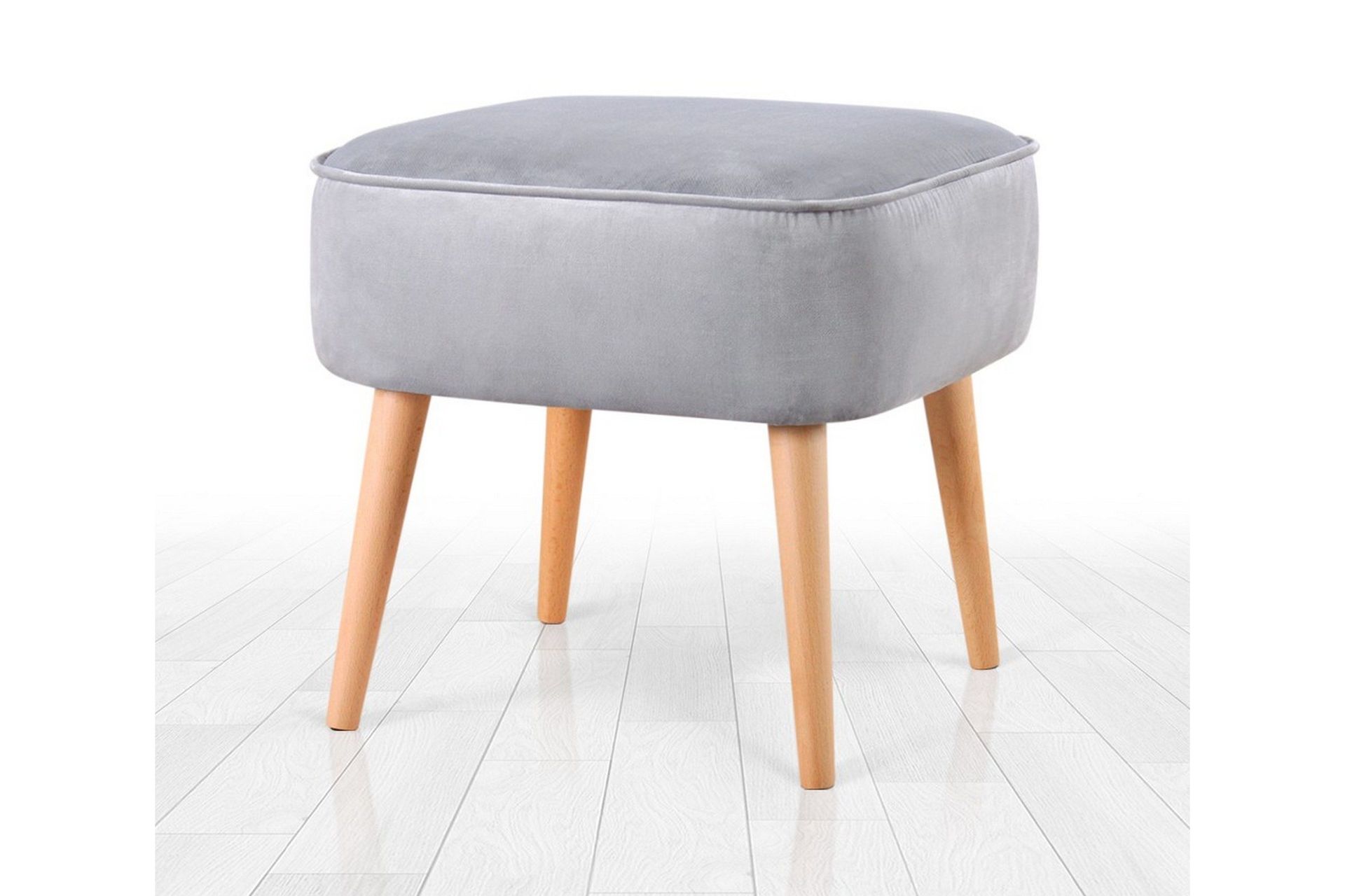Anaro Sittpuff 45 cm Rektangul&auml;r - Ljusgr&aring;