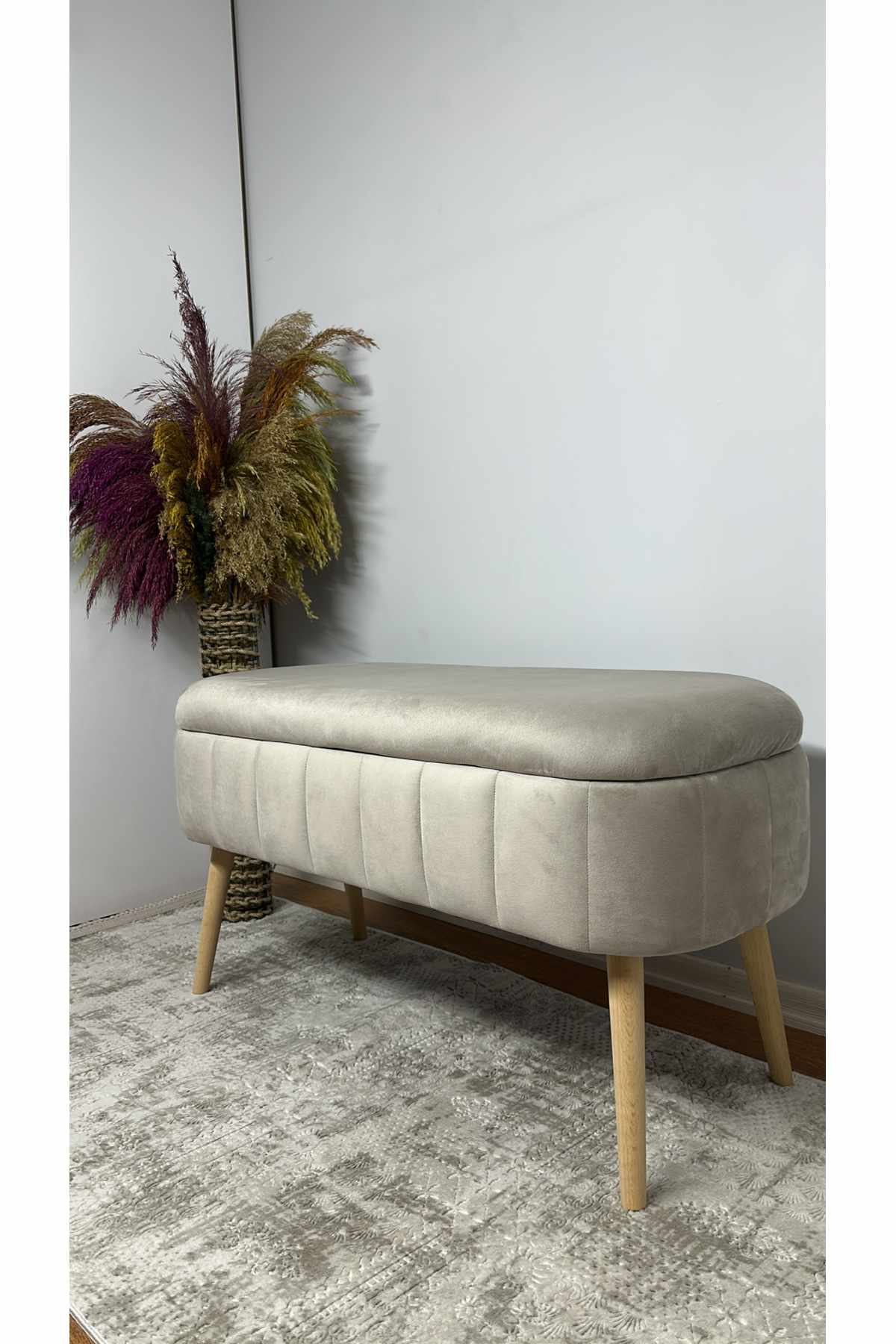 Armenia Sittpuff med f&ouml;rvaring 90 cm -
