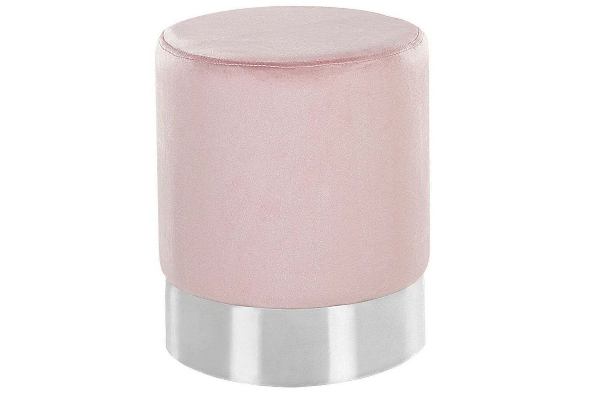 Sittpuff Brigitte Rosa/Silver - Rosa/Silver