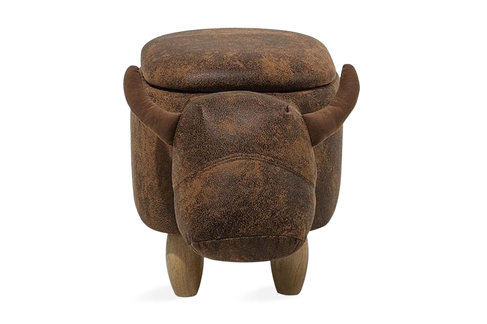 Cow Sittpuff 60 cm - Brun