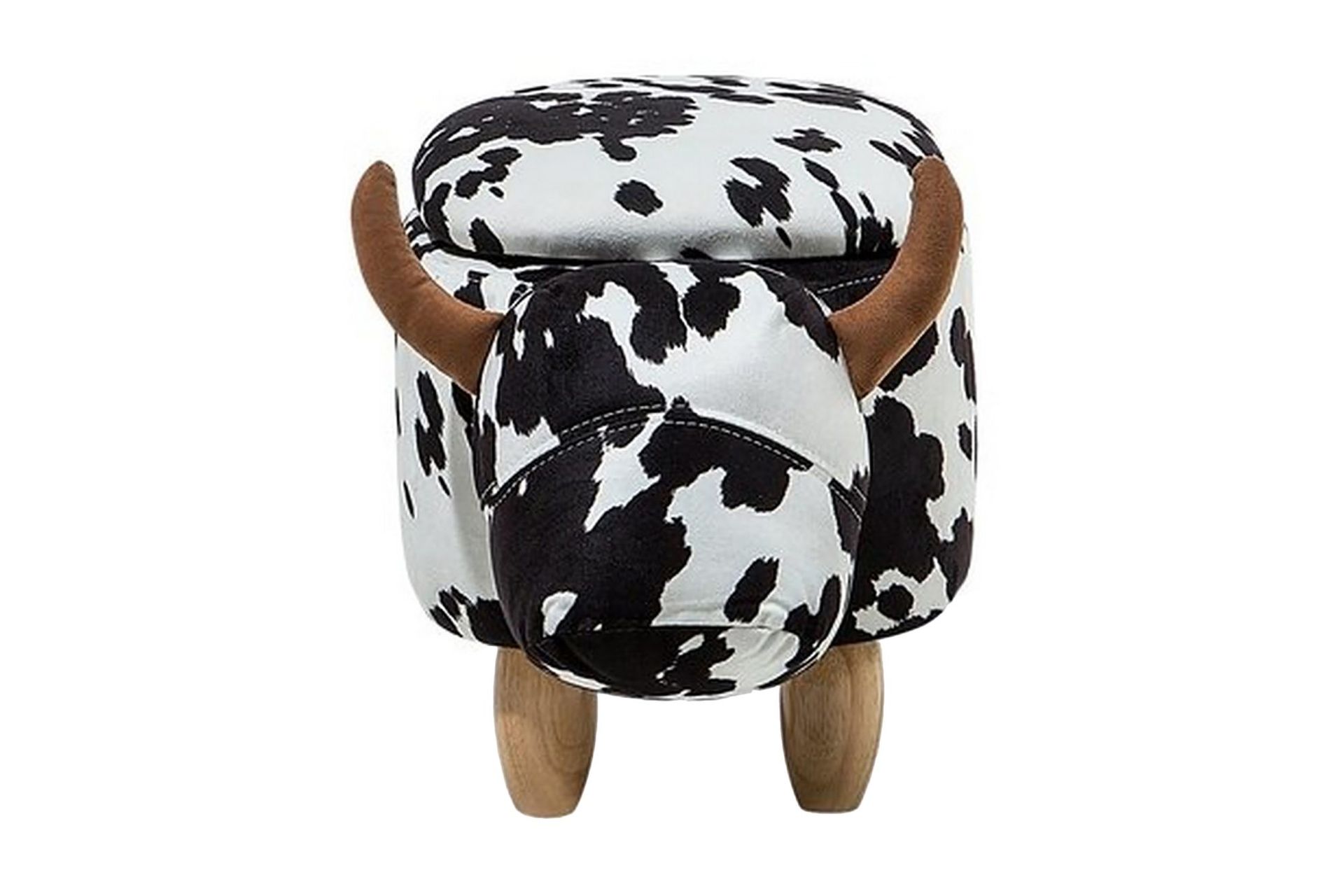 Cow Sittpuff 60 cm - Svart
