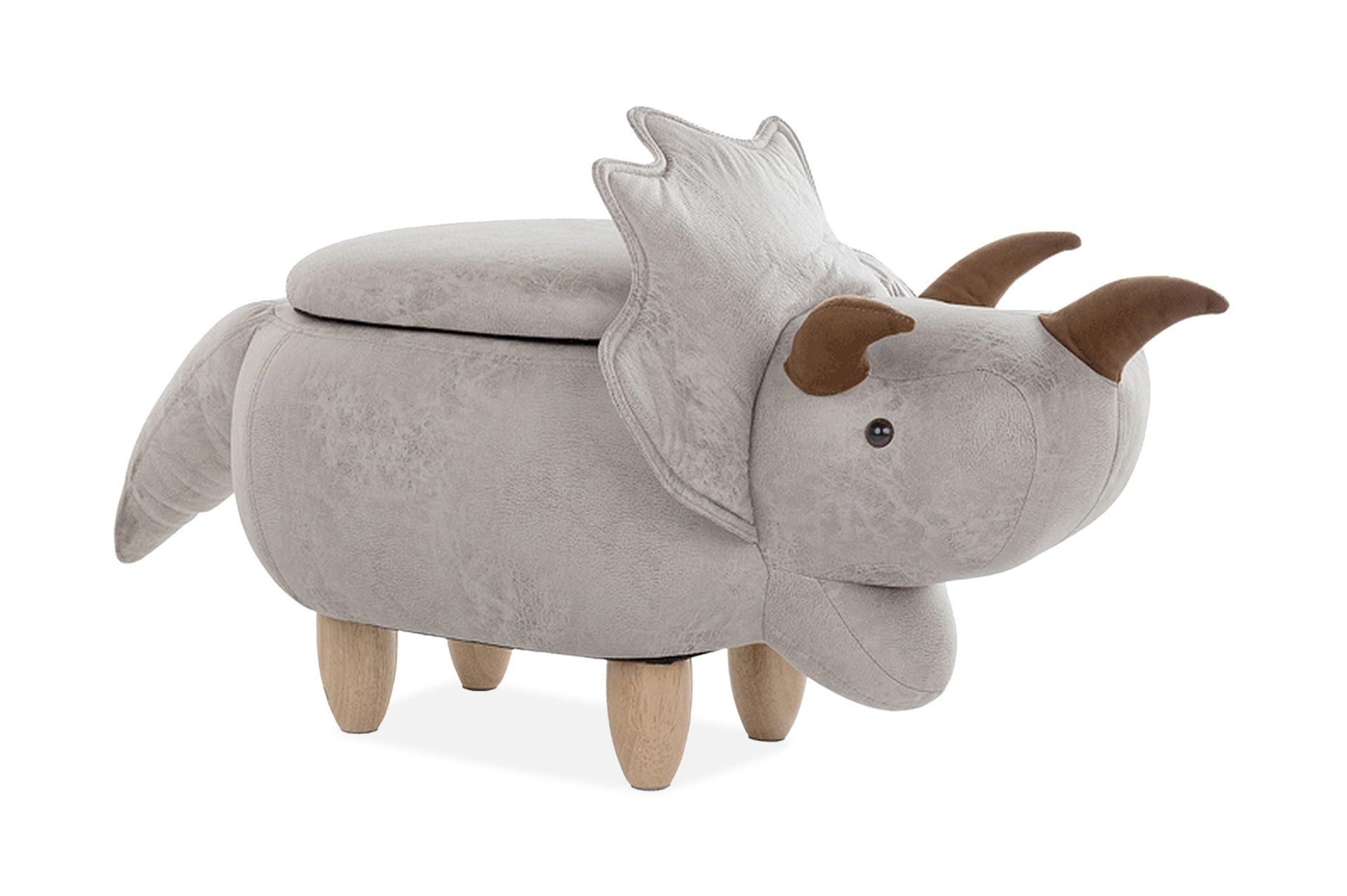 Daesia Sittpuff med F&ouml;rvaring - Gr&aring;