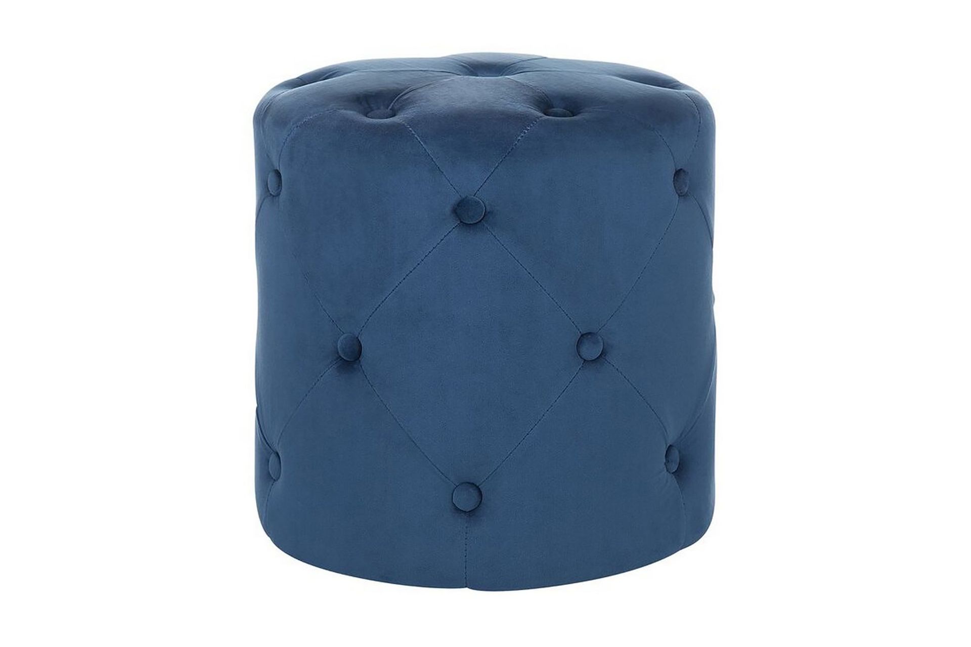 emmerlyn sittpuff sammet - blå