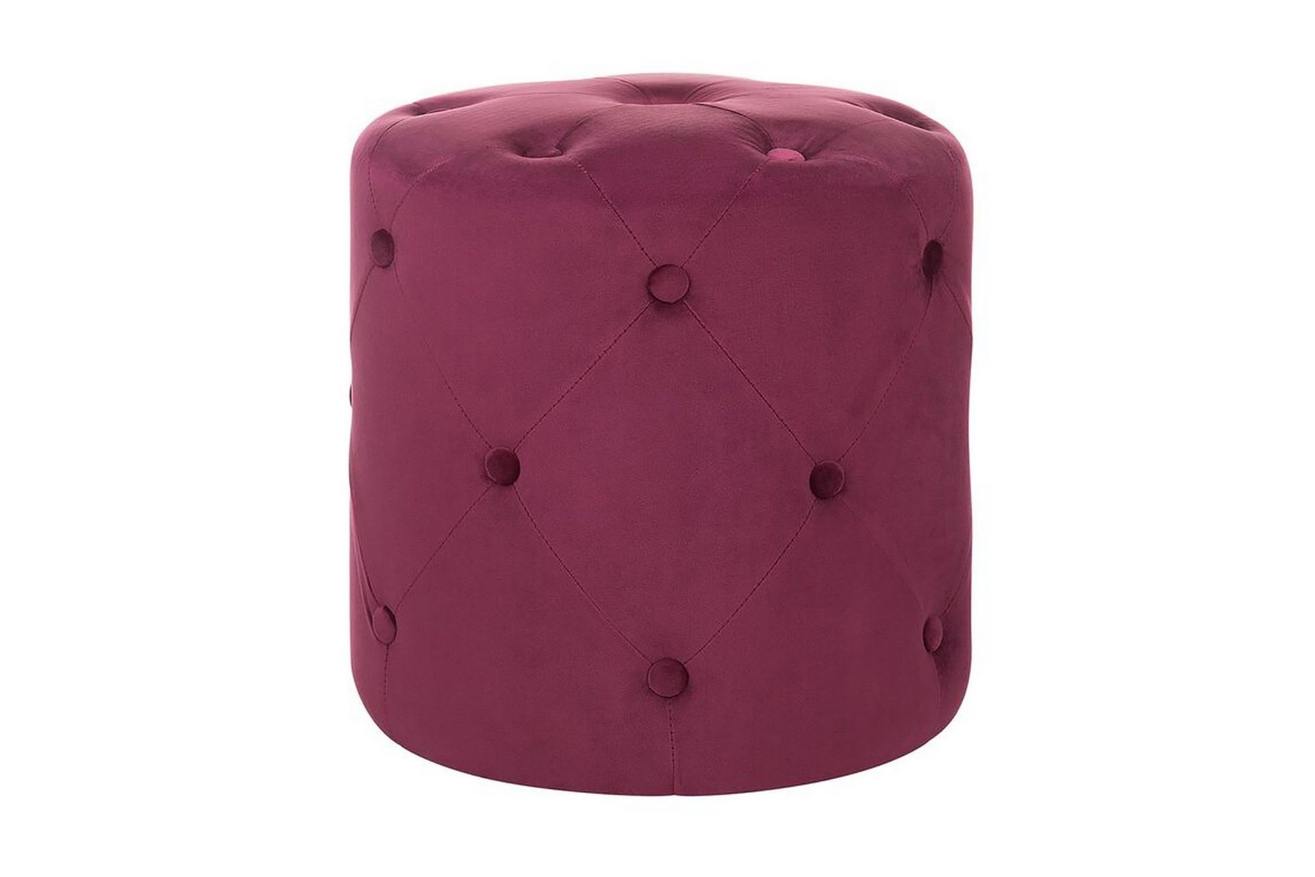 emmerlyn sittpuff sammet - röd