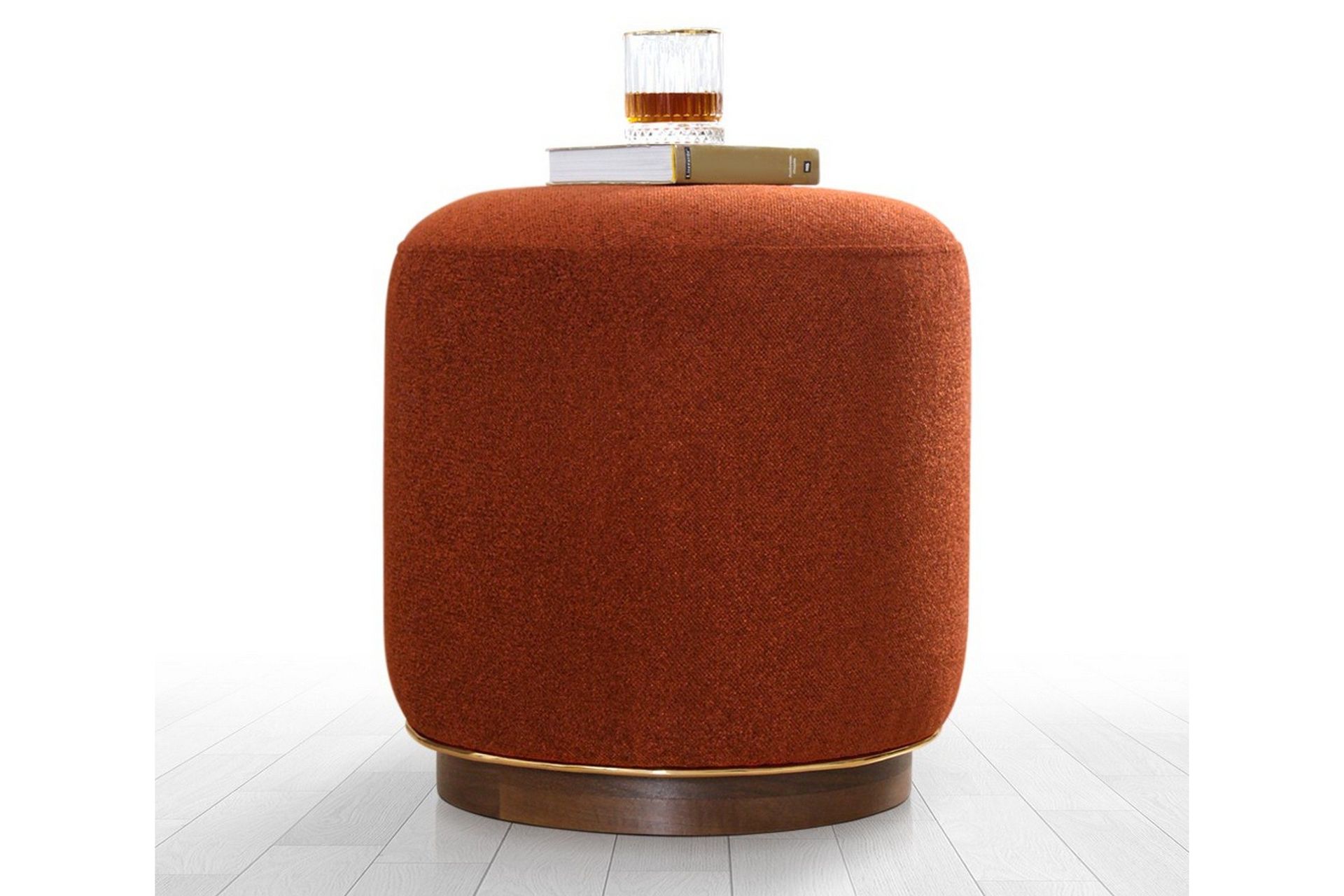 galena sittpuff 42 cm - röd