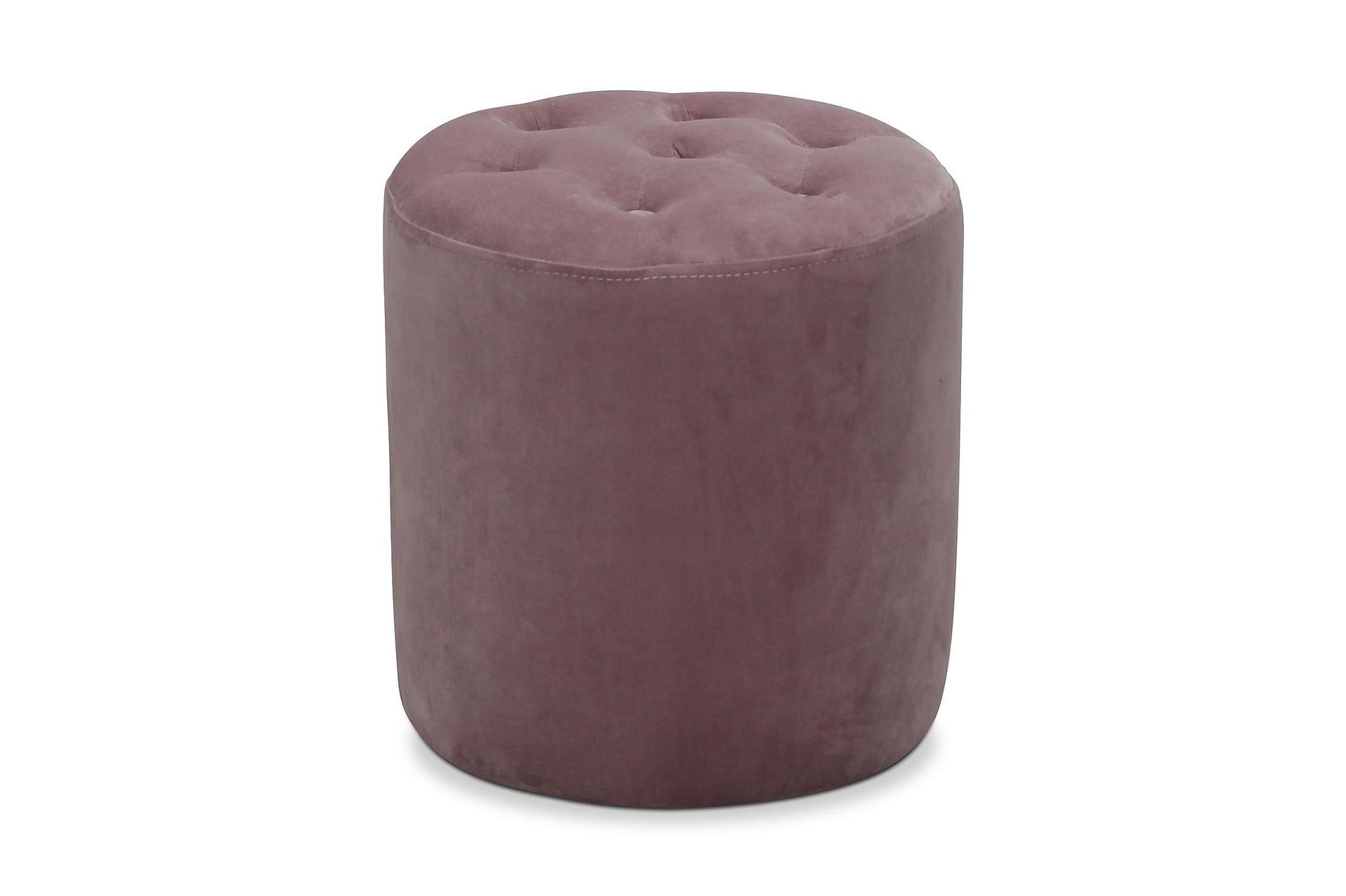 hazel sittpuff sammet - rosa sammet