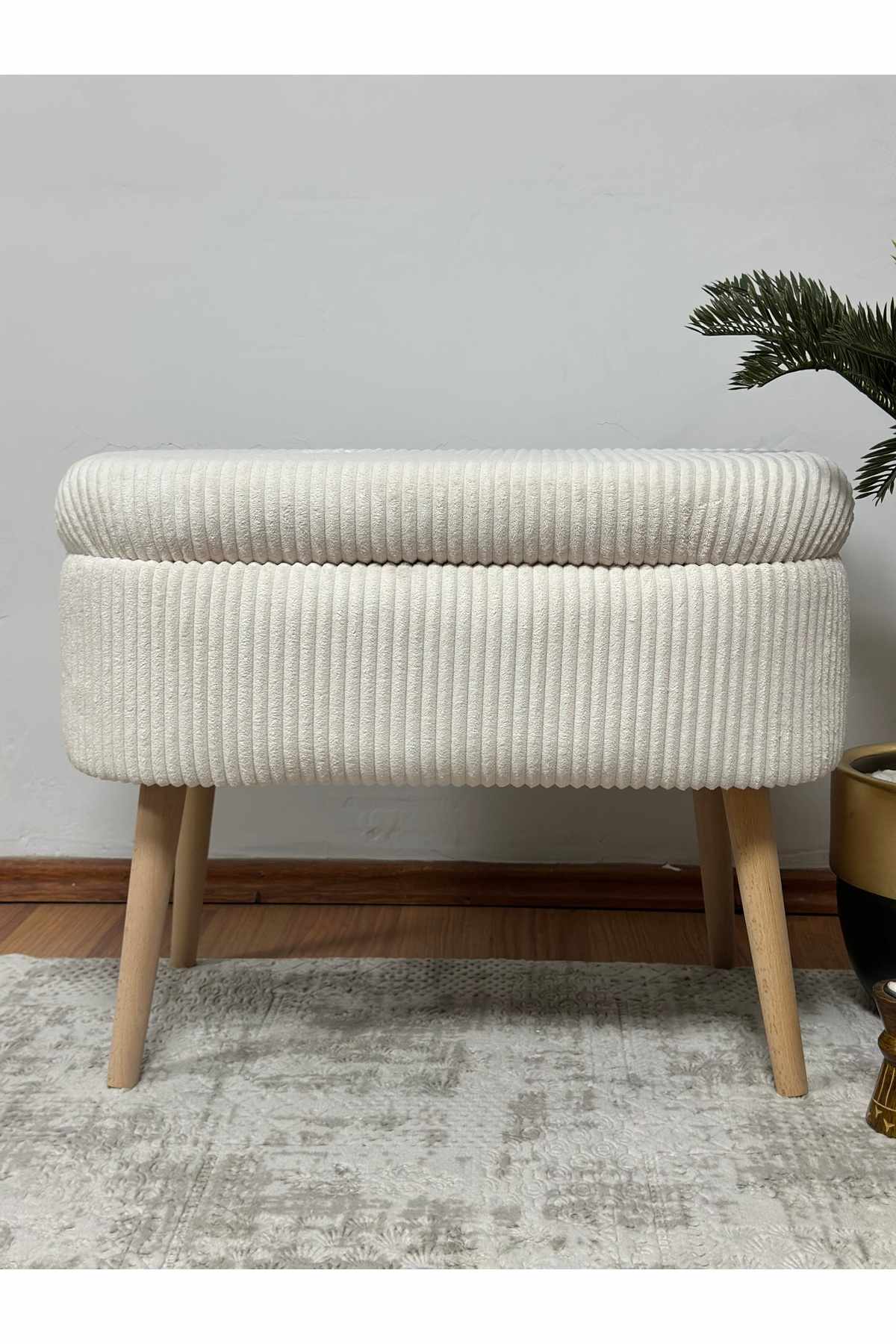 Heba Sittpuff med f&ouml;rvaring 60 cm -